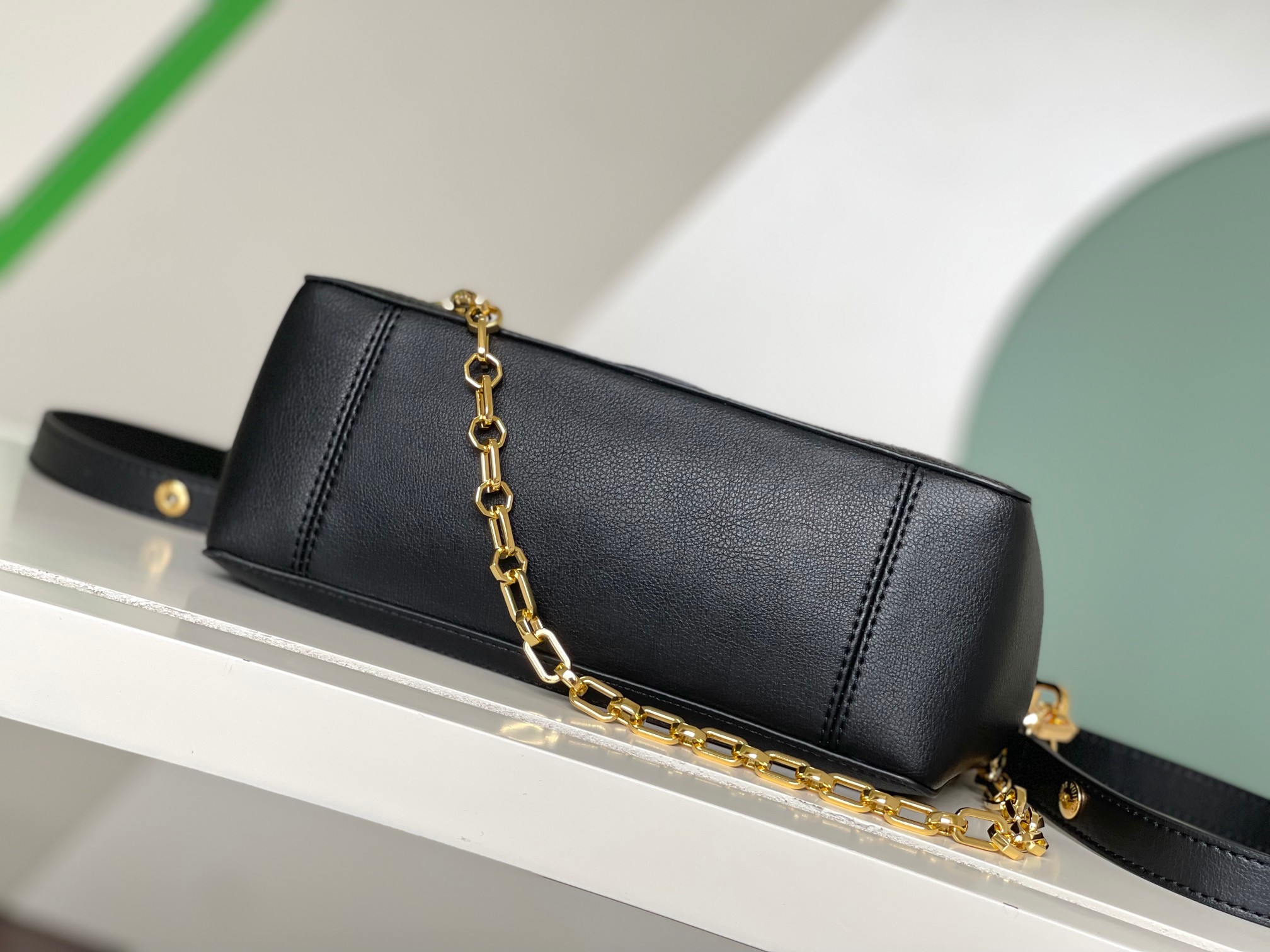 Bagsaaa L0vis Vvtt0n M25209 Dauphine Soft MM Black - 24 x 17 x 9 cm