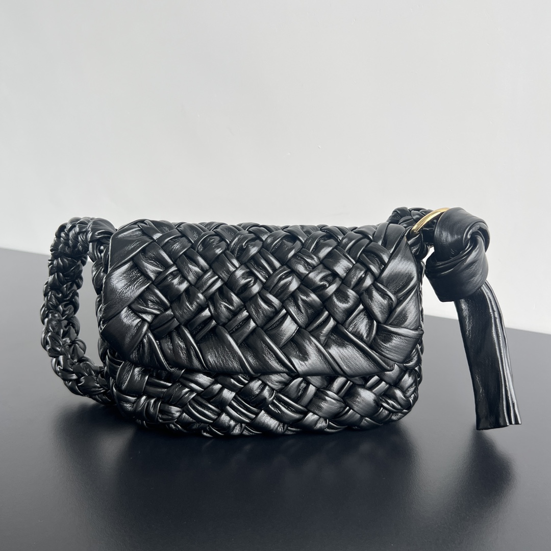 Bagsaaa B0tt*ga Ven*ta Kalimero Città Black - 25x18x5.5 cm
