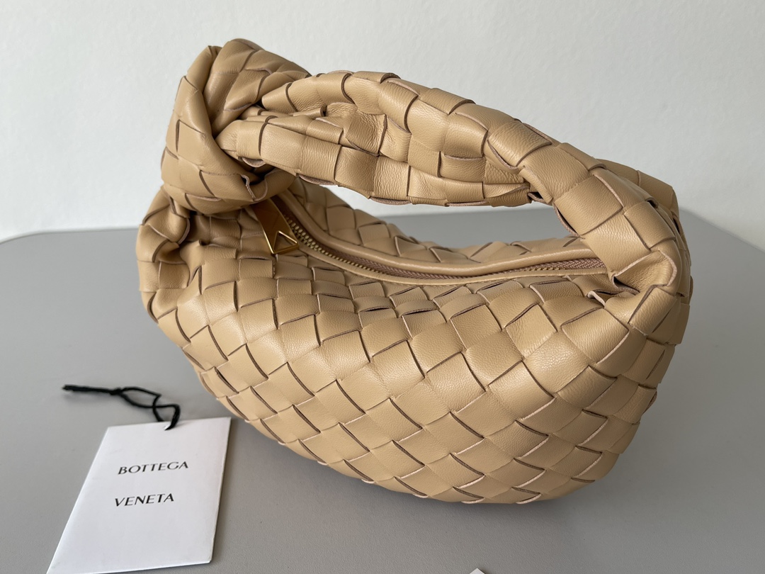 Bagsaaa B0tt*ga Ven*ta Mini Jodie Dark Beige - 23x28x8 cm