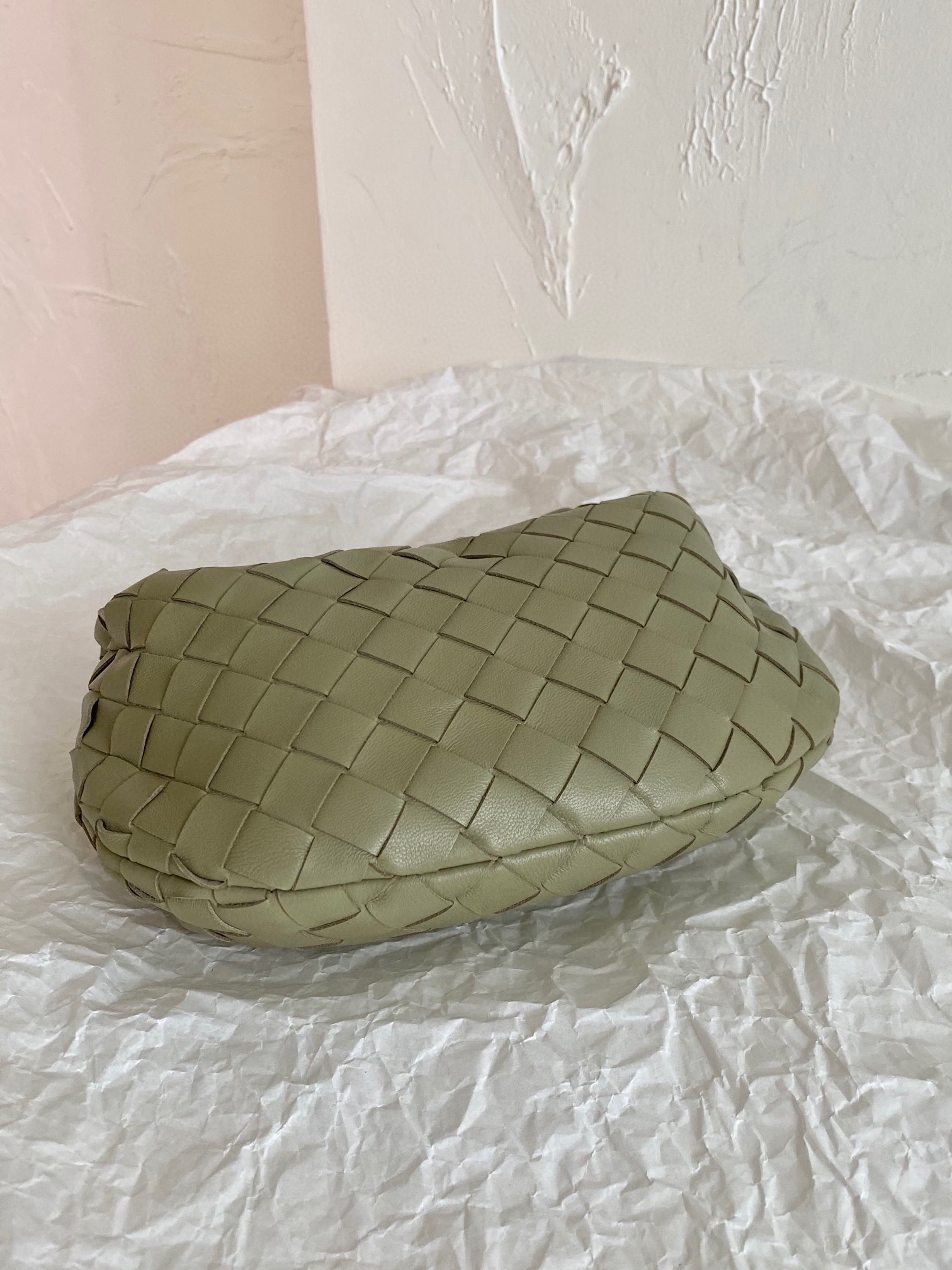 Bagsaaa B0tt*ga Ven*ta Mini Jodie Travertine - 23x28x8 cm