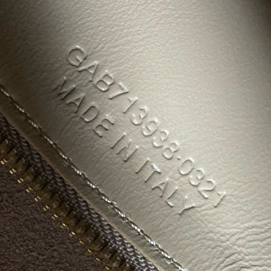 Bagsaaa Y51 Le 5 À 7 S*pple Small In Grained Leather Dusty Grey 713938 - 23x22x10 cm