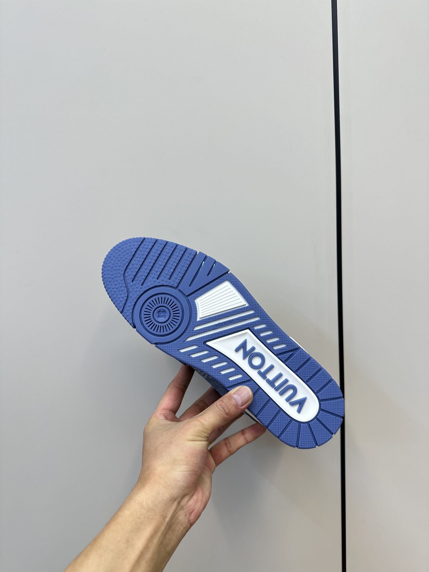 Bagsaaa LV Trainer Sneaker Blue Damier 3D denim
