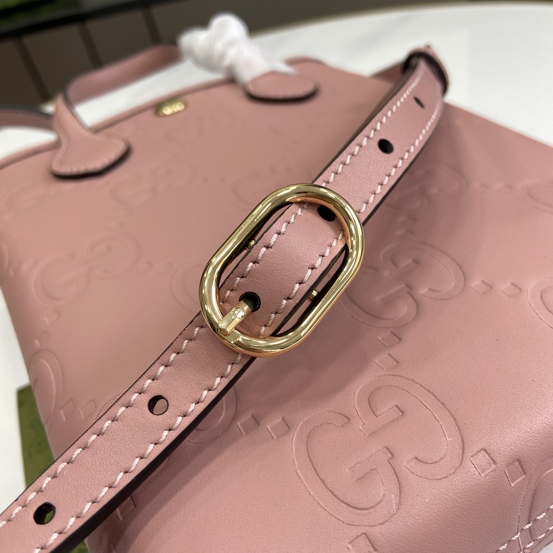 Bagsaaa Gvc*1 GG S*per Mini Bag With Strap 790133 Pink - 21cm