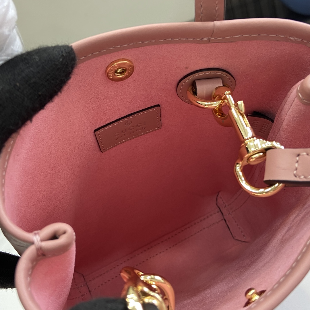Bagsaaa Gvc*1 GG S*per Mini Bag With Strap 790133 Pink - 21cm