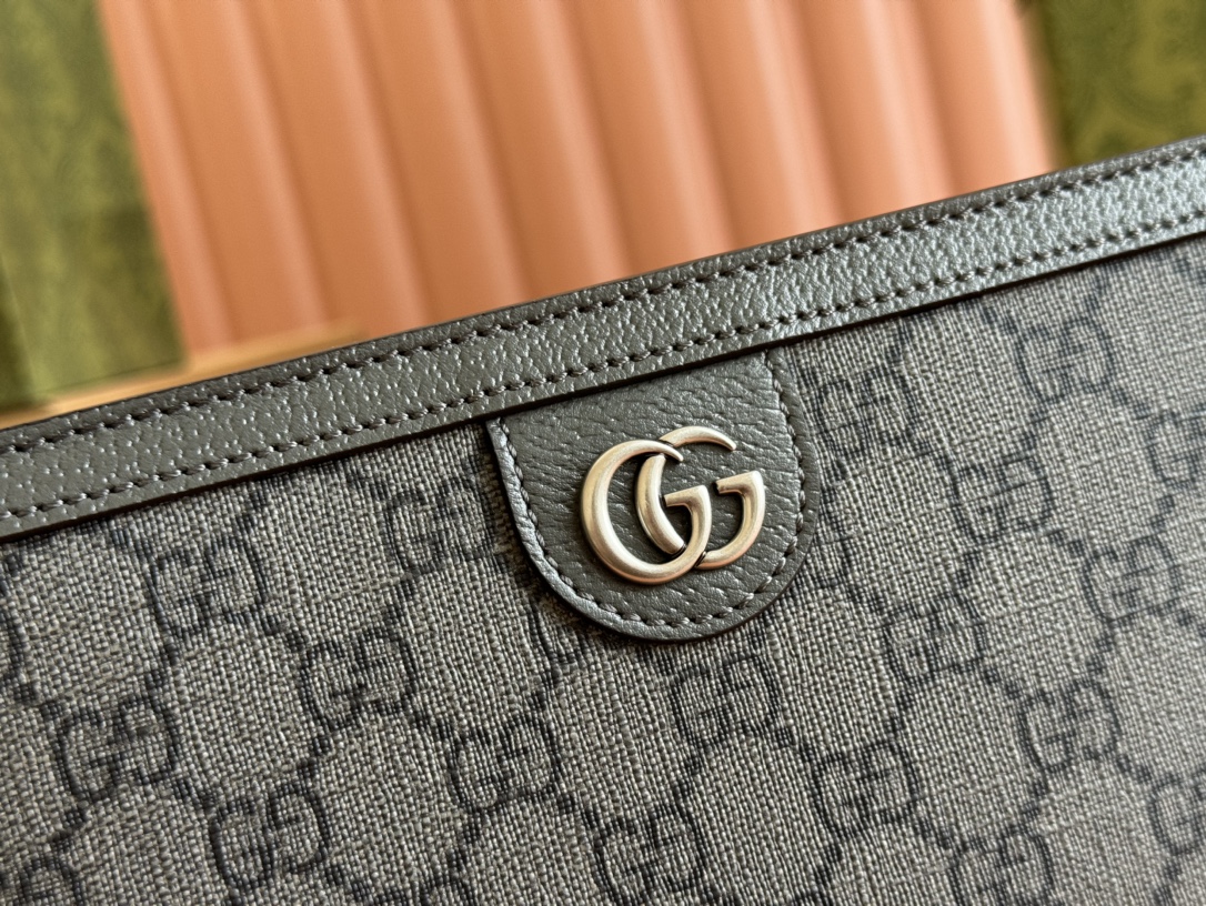 Bagsaaa Gvc*1 Ophidia S*per Mini Bag 795467 Grey and black - 22x15x4.5cm