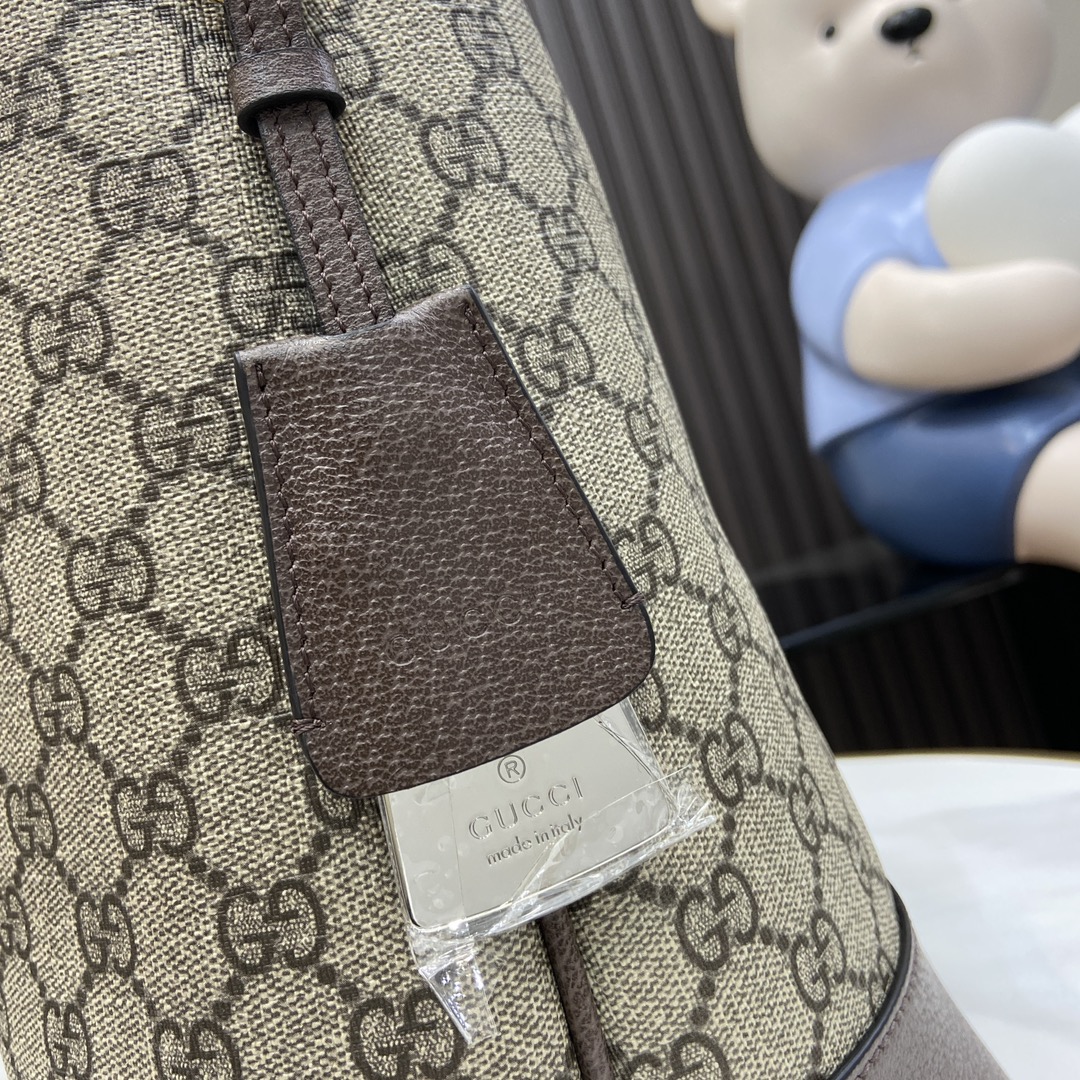 Bagsaaa Gvc*1 Ophidia GG Medium Shoulder Bag ‎781392 Beige & Ebony - 34x32x17 cm