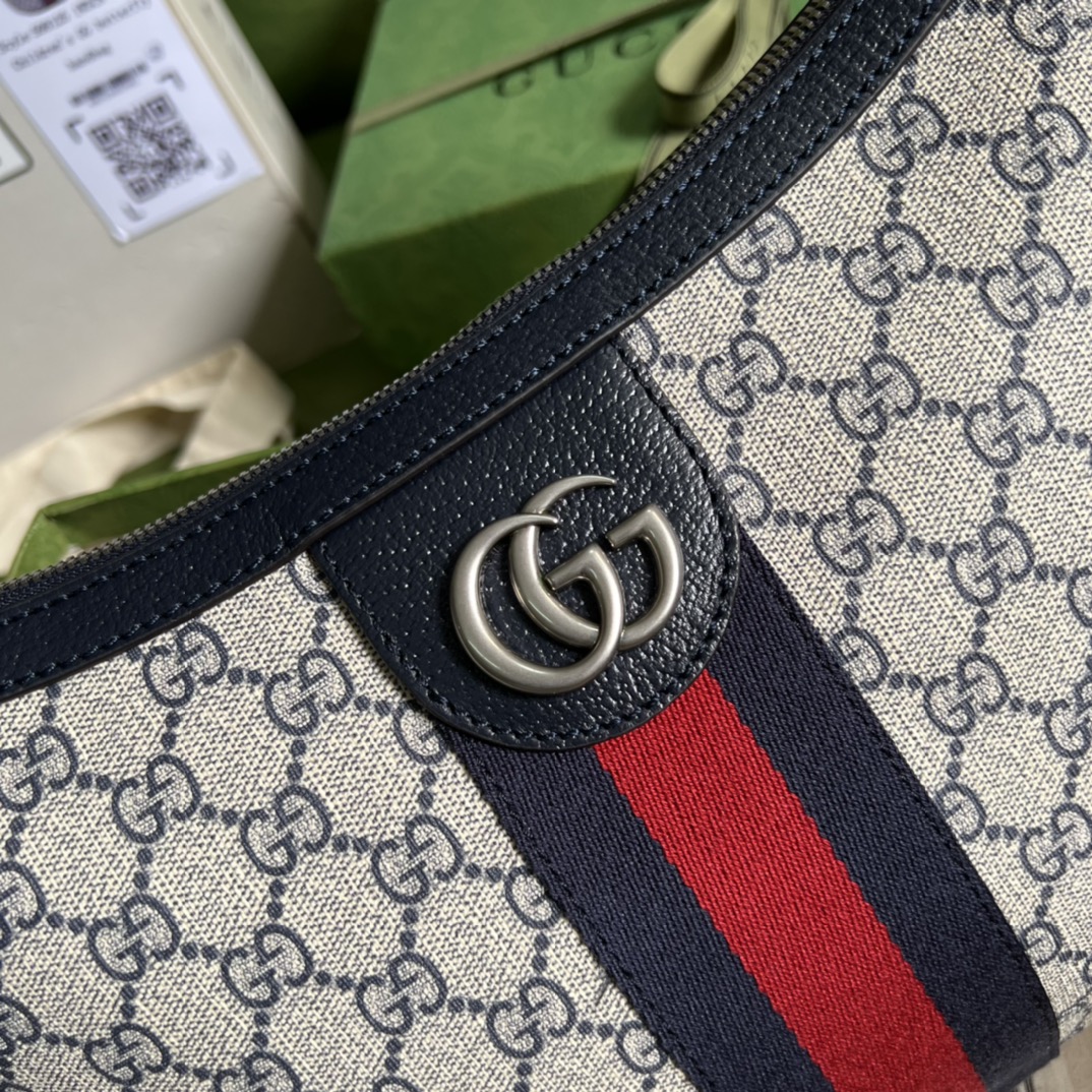 Bagsaaa Gvc*1 Ophidia GG Small Crossbody Bag 598125 Beige/blue - 30*22*5.5cm