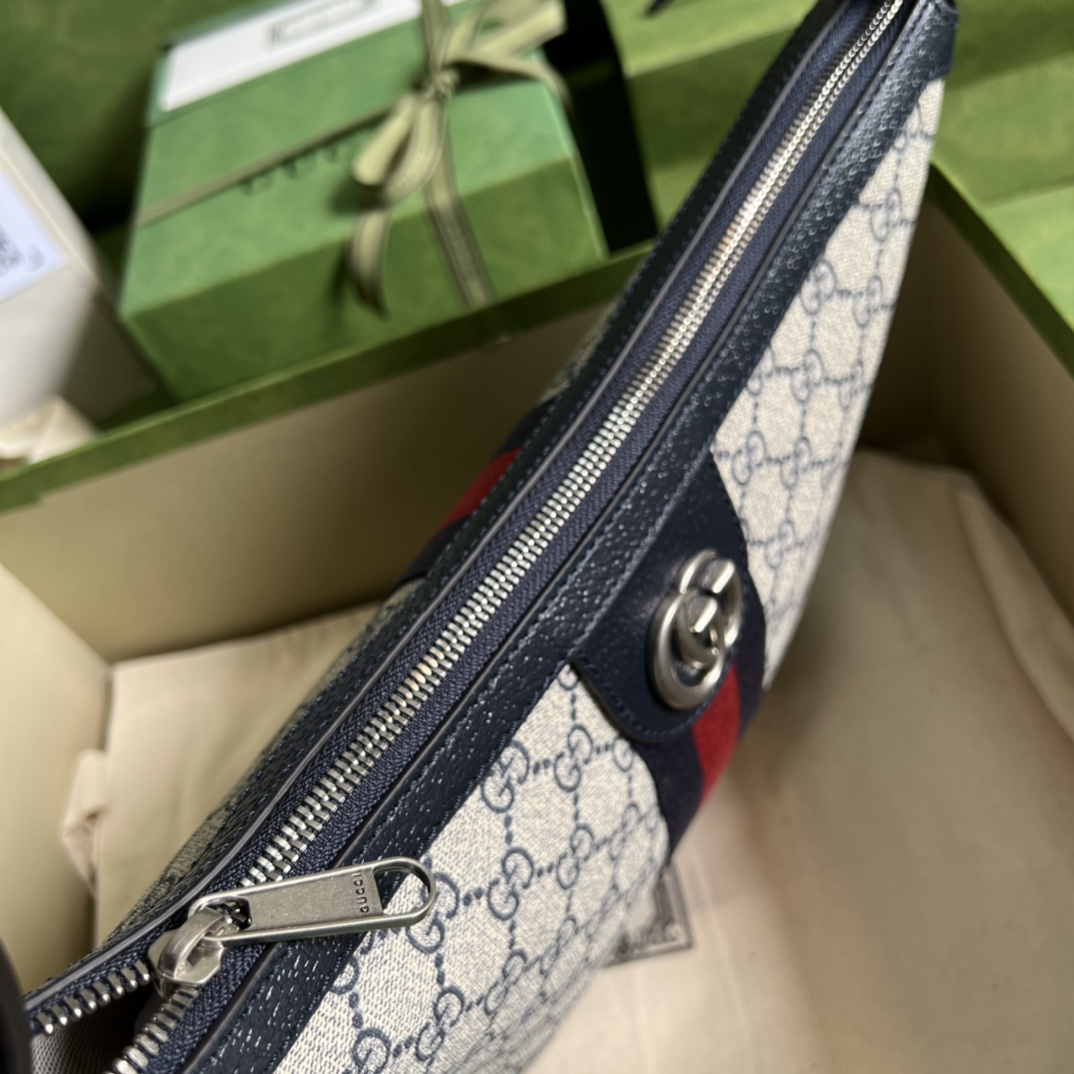 Bagsaaa Gvc*1 Ophidia GG Small Crossbody Bag 598125 Beige/blue - 30*22*5.5cm