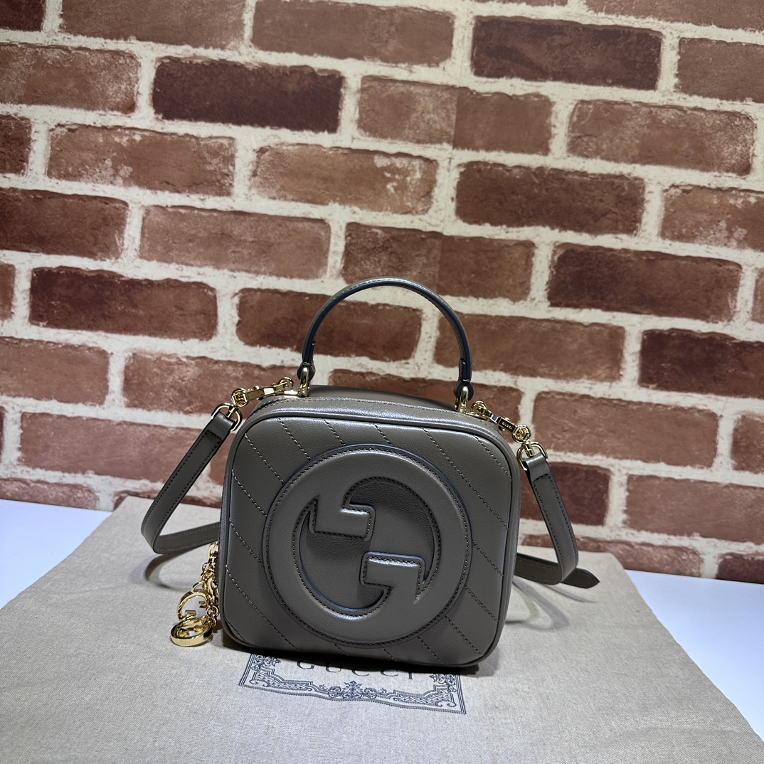 Bagsaaa Gvc*1 Blondie Top Handle Bag 744434 Dark Gray - 17x15x9 cm