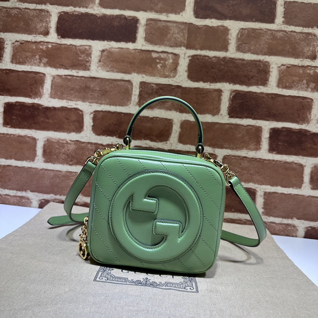Bagsaaa Gvc*1 Blondie Top Handle Bag 744434 Green - 17x15x9 cm