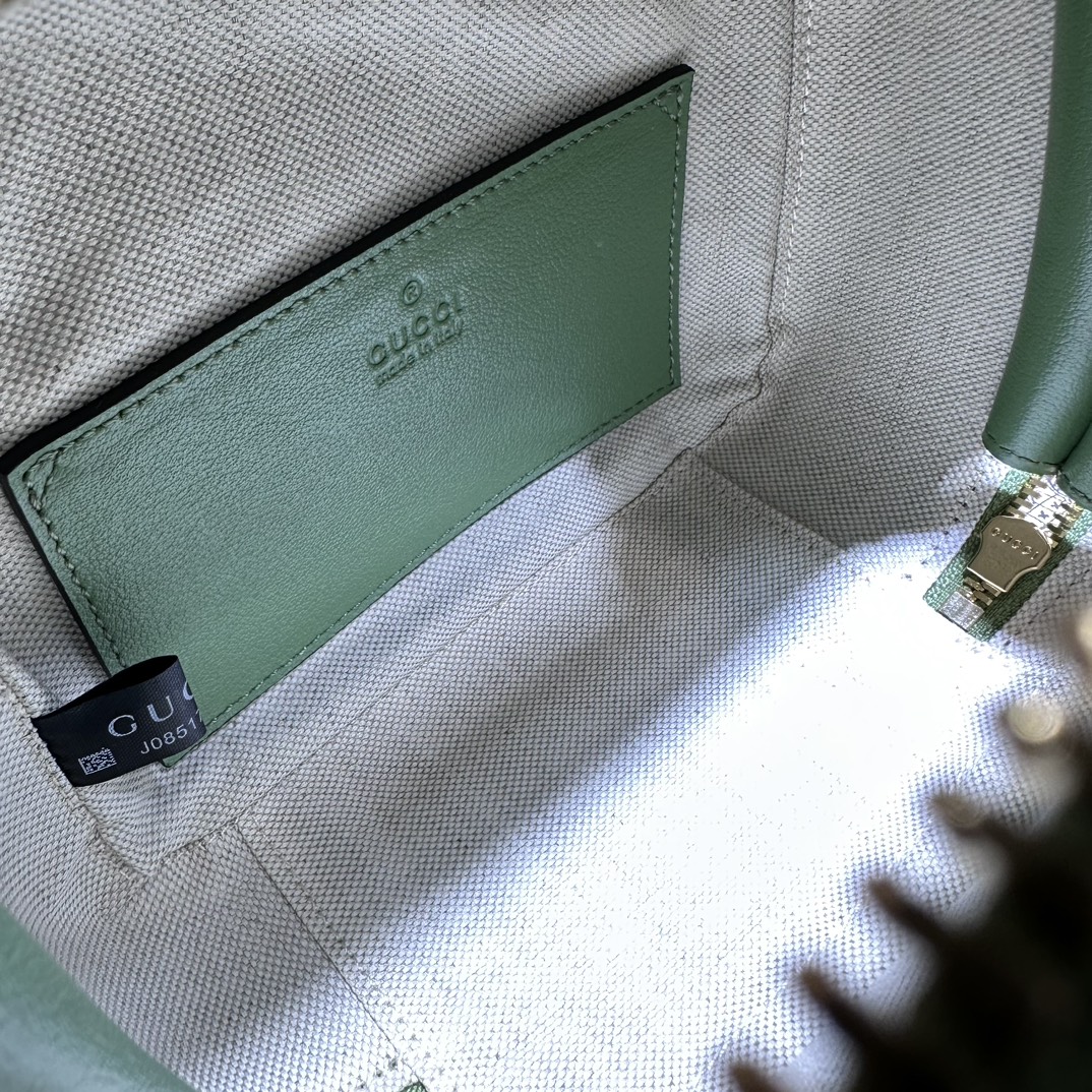 Bagsaaa Gvc*1 Blondie Top Handle Bag 744434 Green - 17x15x9 cm