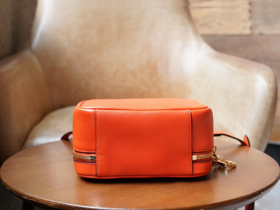 Bagsaaa Gvc*1 Blondie Top Handle Bag 744434 Orange - 17x15x9 cm