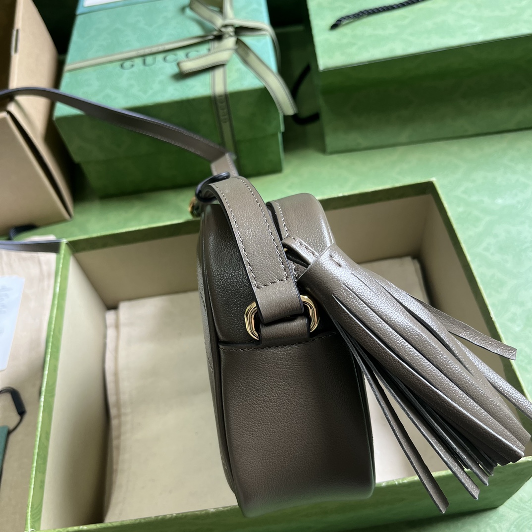 Bagsaaa Gvc*1 Blondie Small Shoulder Bag ‎742360 Dark Gray - 21*15.5*5cm