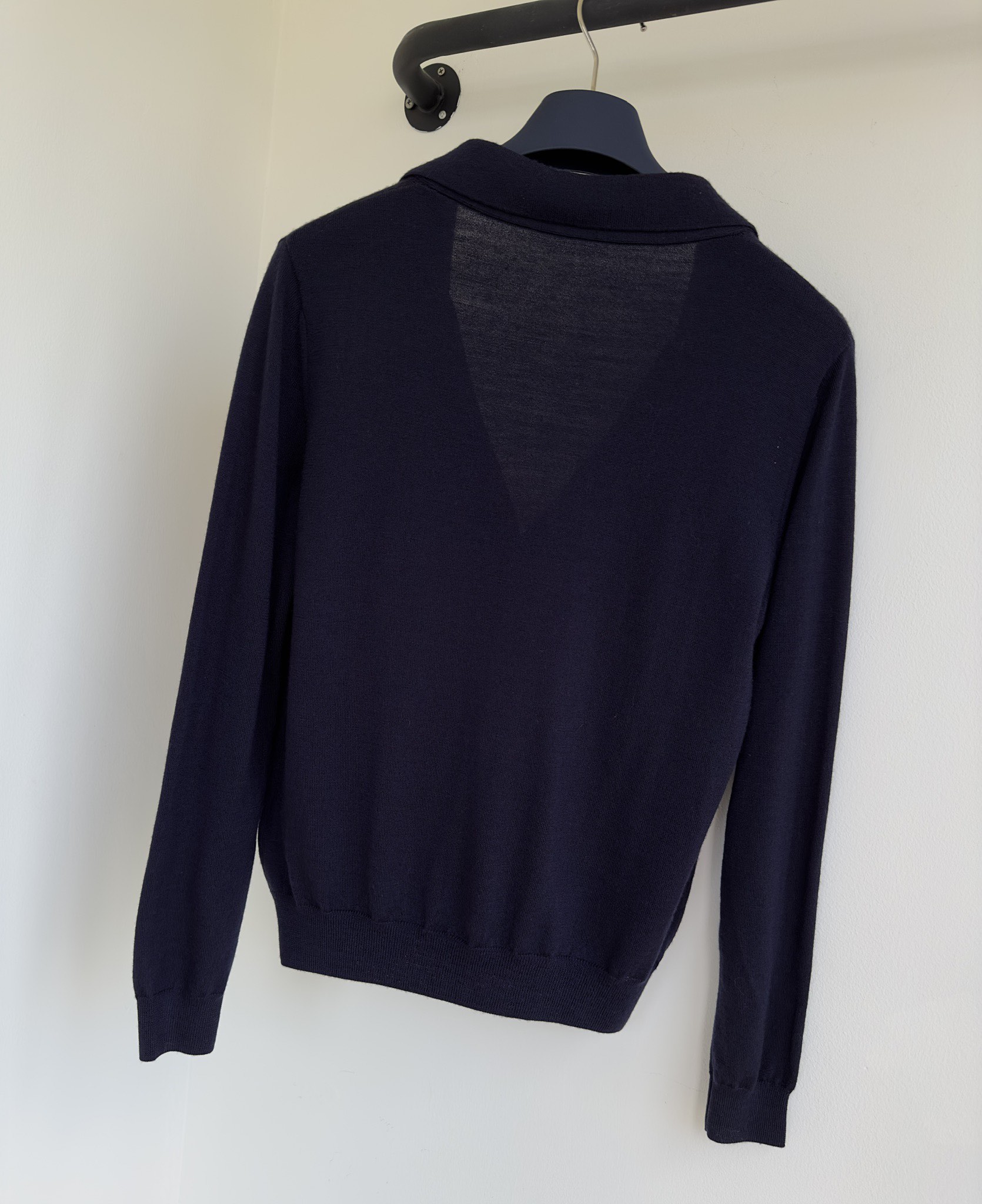 Bagsaaa Va1e*ntin0 Wool Cardigan Navy