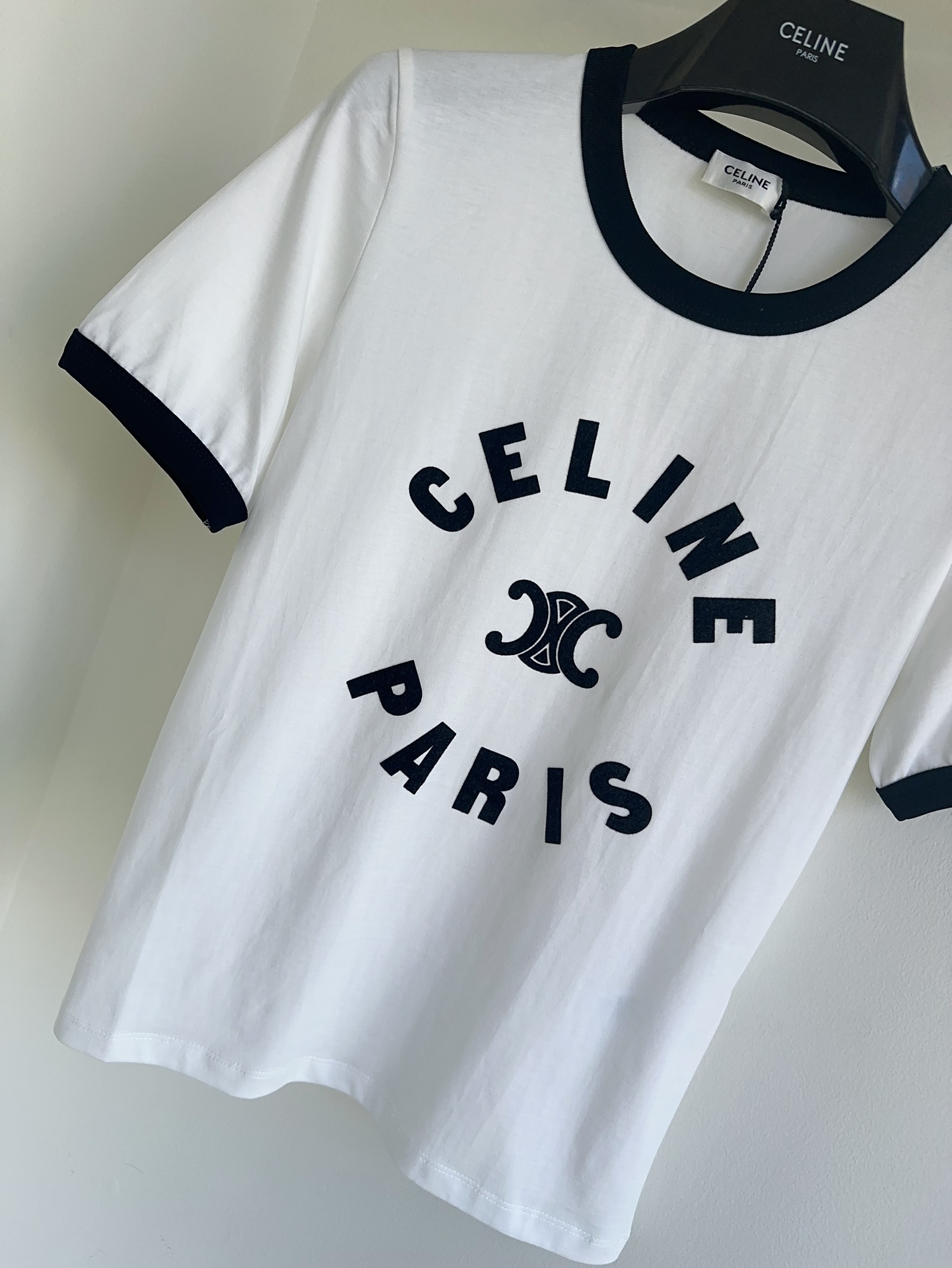 Bagsaaa Ce1i*e Triomphe T-Shirt In Cotton Jersey