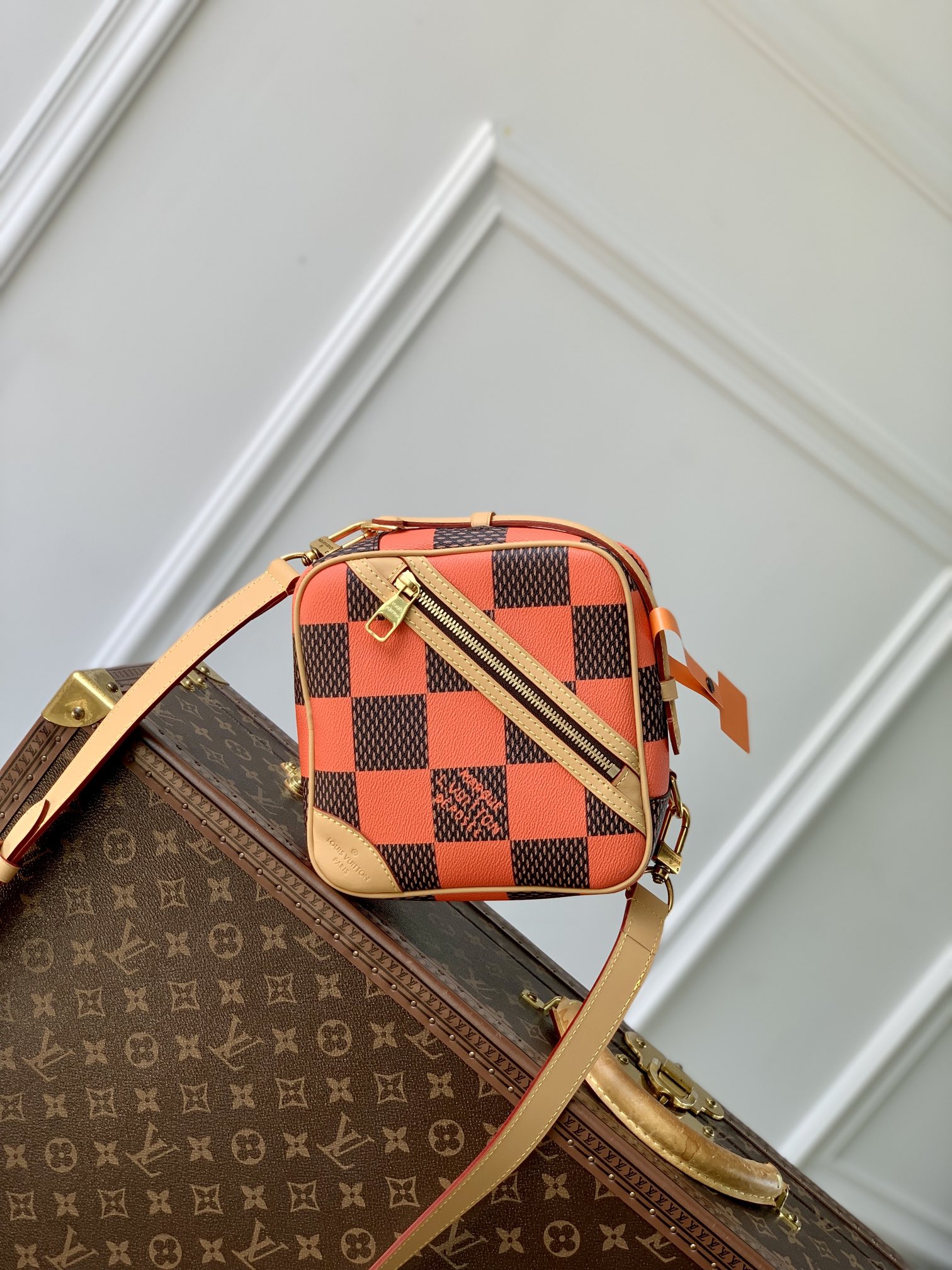 Bagsaaa L0vis Vvtt0n N40548 Chess Messenger Orange - 24 x 24 x 8 cm