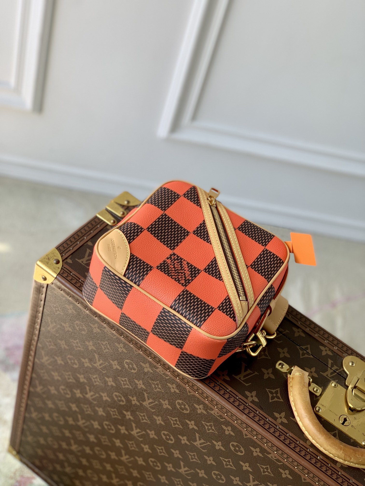 Bagsaaa L0vis Vvtt0n N40548 Chess Messenger Orange - 24 x 24 x 8 cm