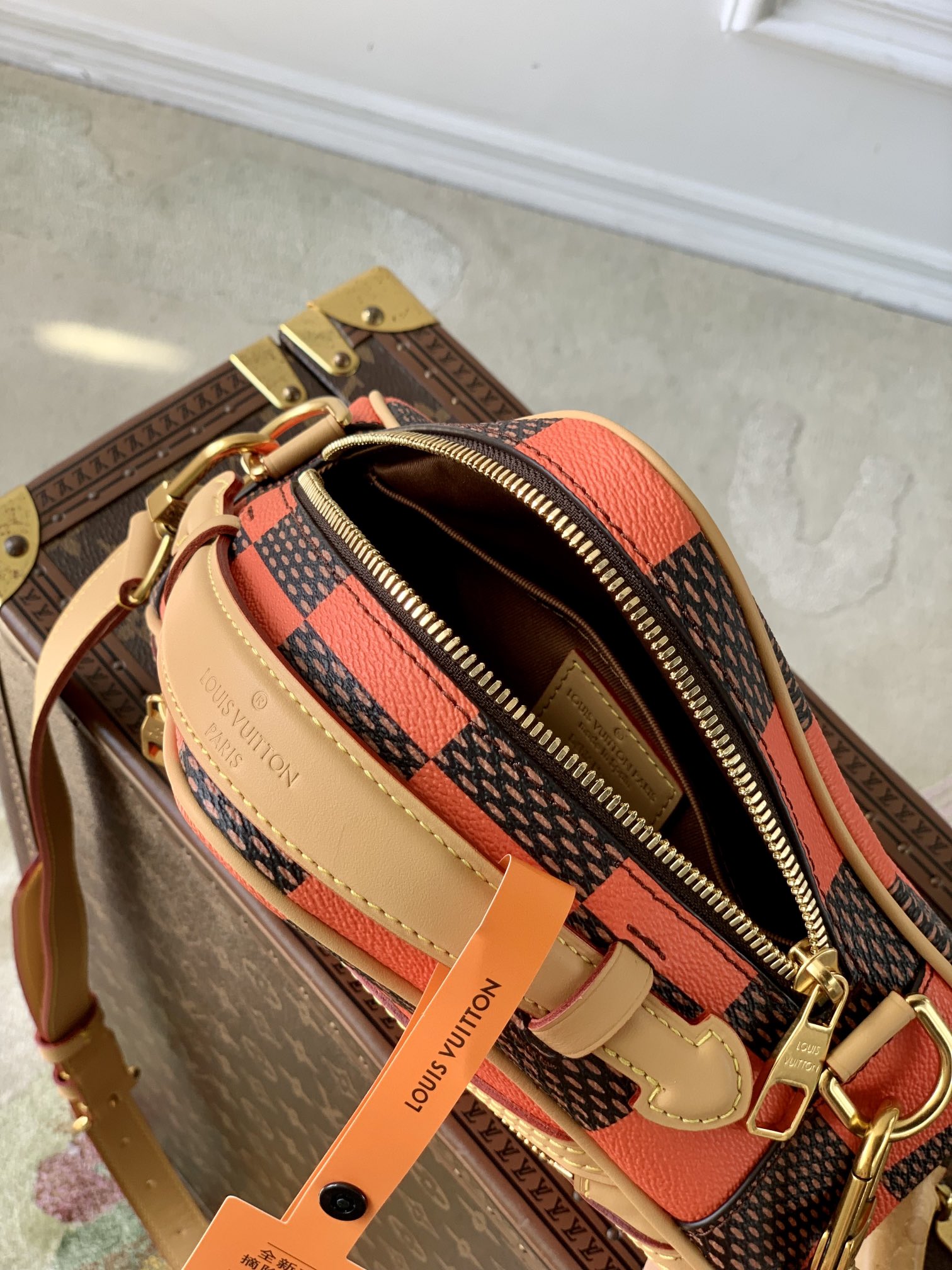 Bagsaaa L0vis Vvtt0n N40548 Chess Messenger Orange - 24 x 24 x 8 cm