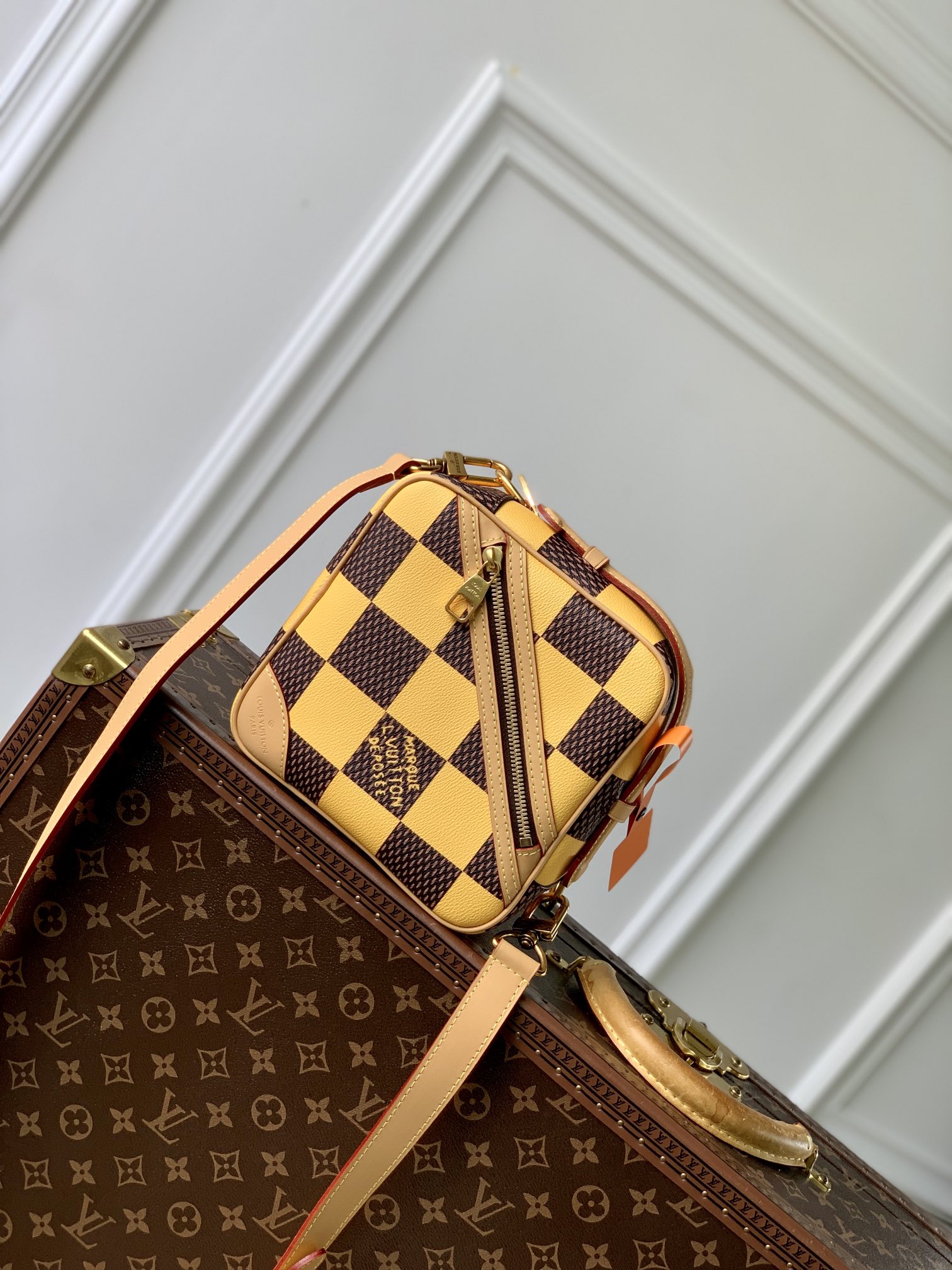 Bagsaaa L0vis Vvtt0n N40562 Chess Messenger Yellow - 24 x 24 x 8 cm