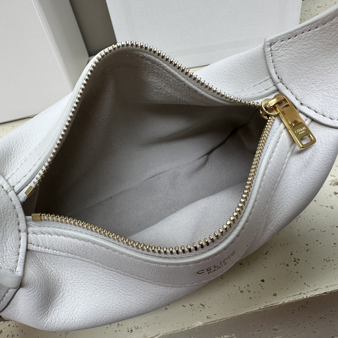 Bagsaaa Mini Romy In S*pple Calfskin White - 19 X 14 X 5 CM