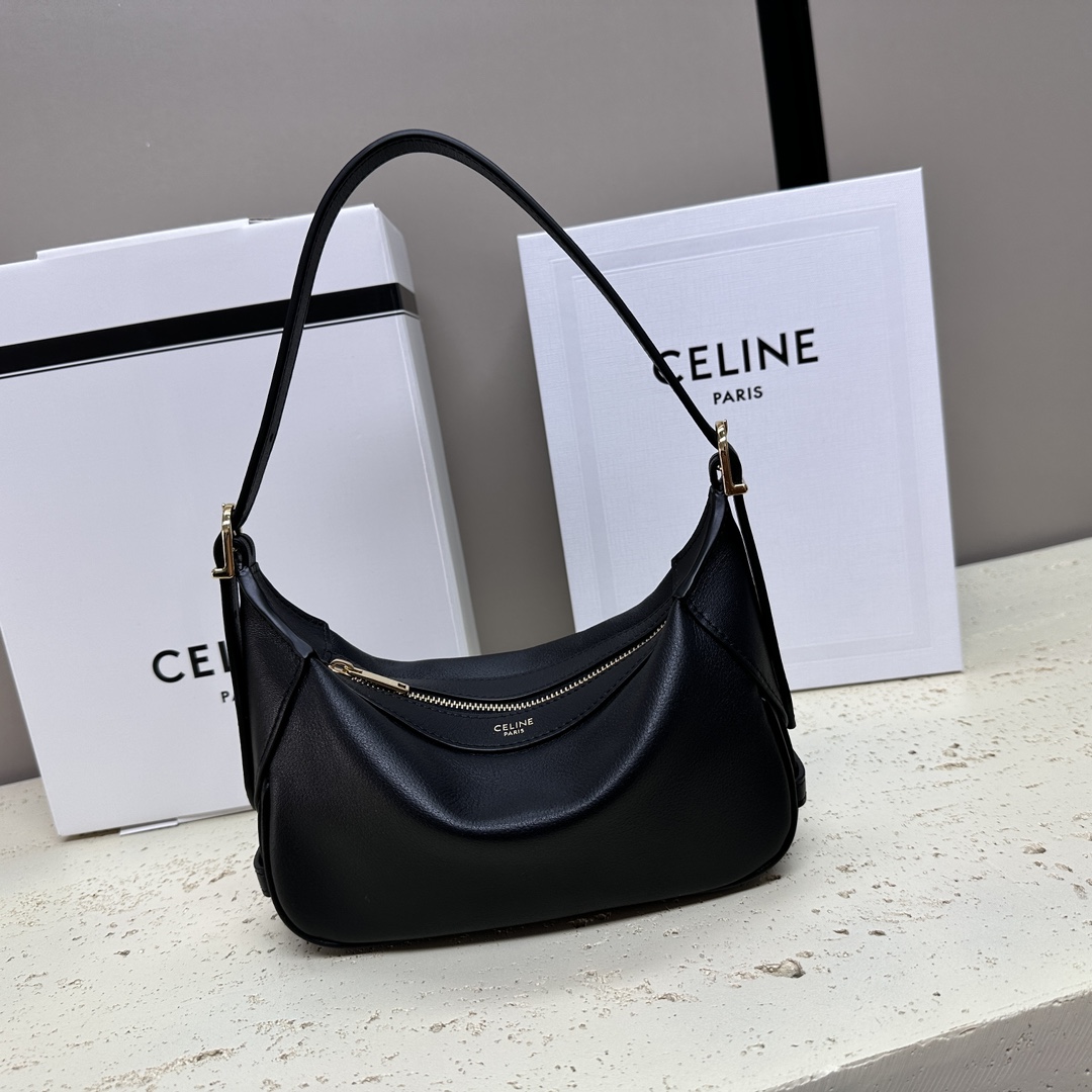Bagsaaa Mini Romy In S*pple Calfskin Black - 19 X 14 X 5 CM