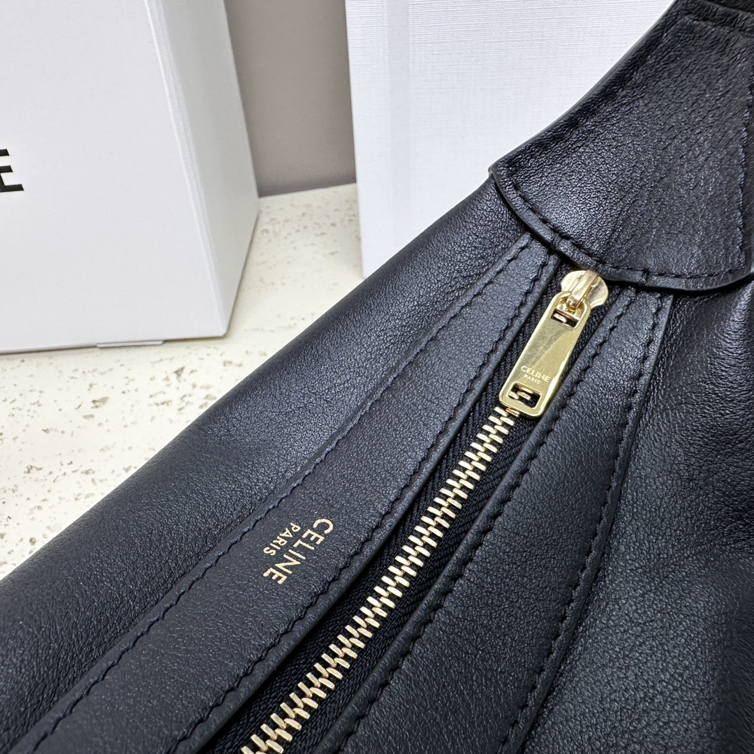 Bagsaaa Mini Romy In S*pple Calfskin Black - 19 X 14 X 5 CM