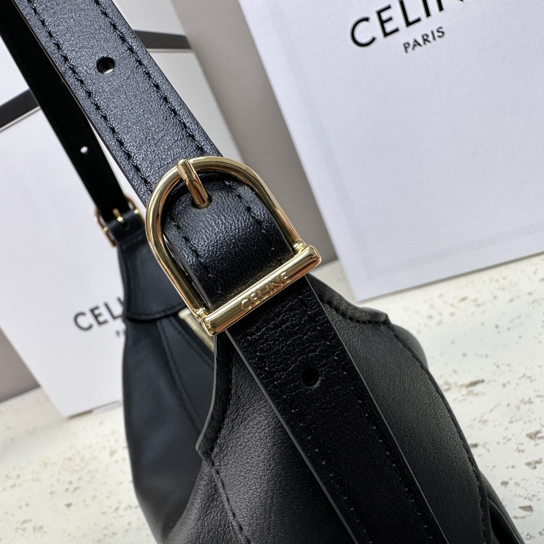 Bagsaaa Mini Romy In S*pple Calfskin Black - 19 X 14 X 5 CM