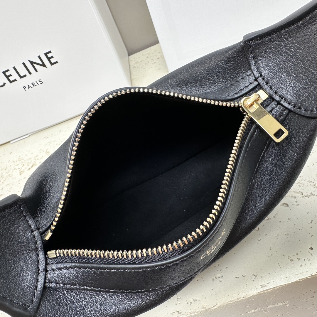 Bagsaaa Mini Romy In S*pple Calfskin Black - 19 X 14 X 5 CM