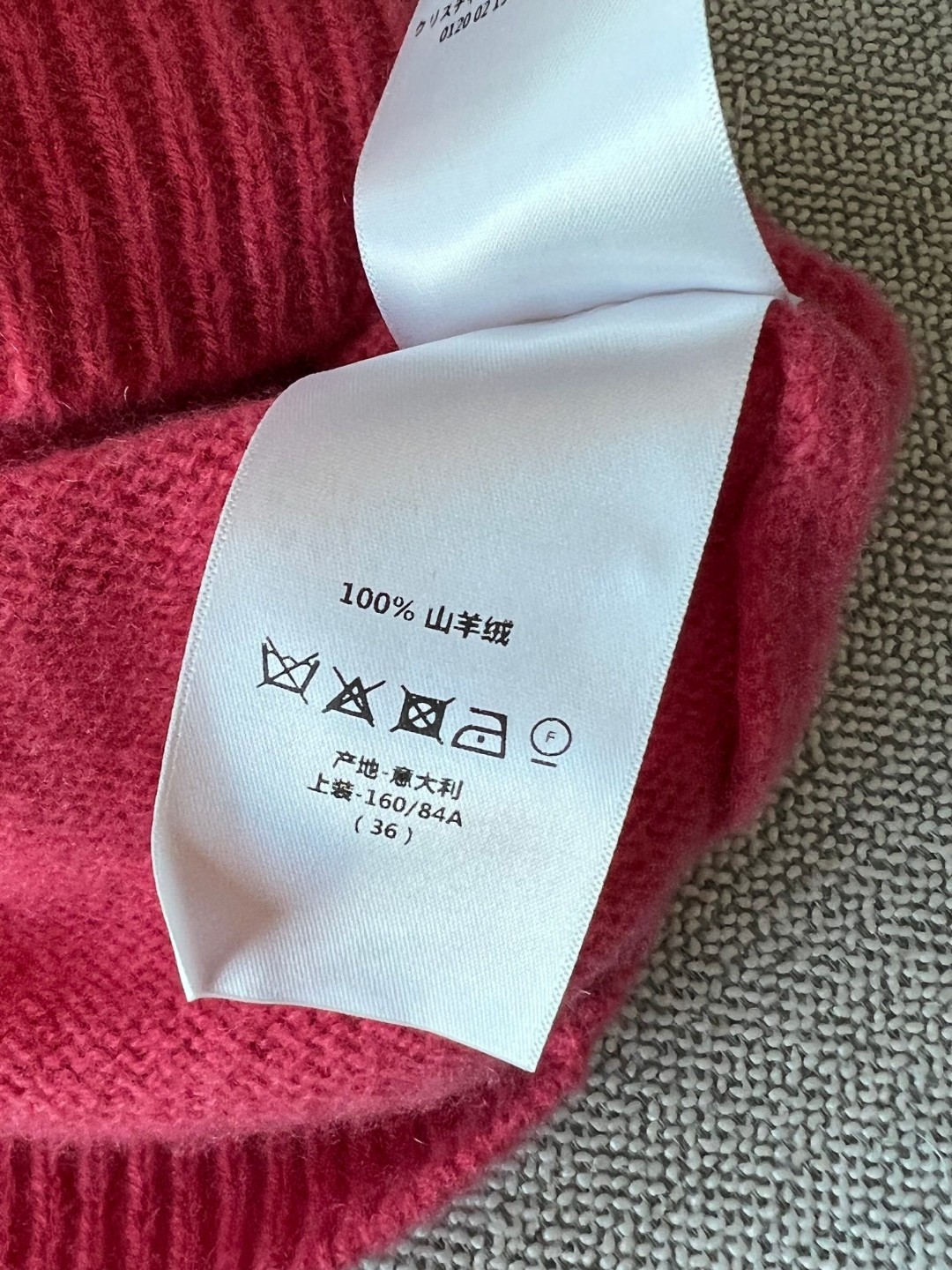 Bagsaaa D10riviera Short-Sleeved Sweater Candy Pink Cashmere Knit