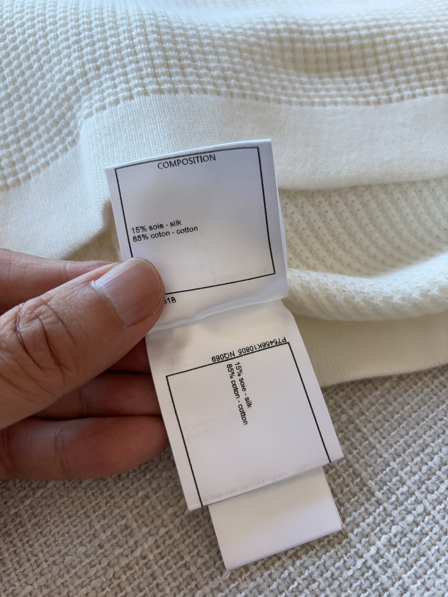 Bagsaaa Ch**el Polo Dress White