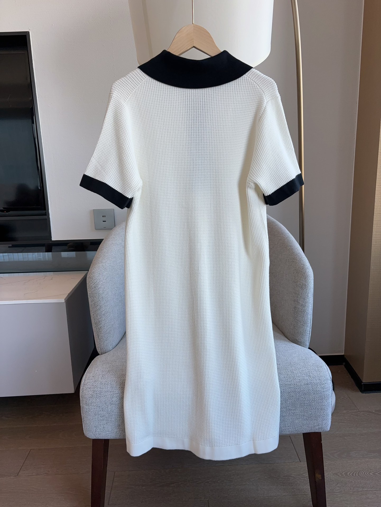 Bagsaaa Ch**el Polo Dress White