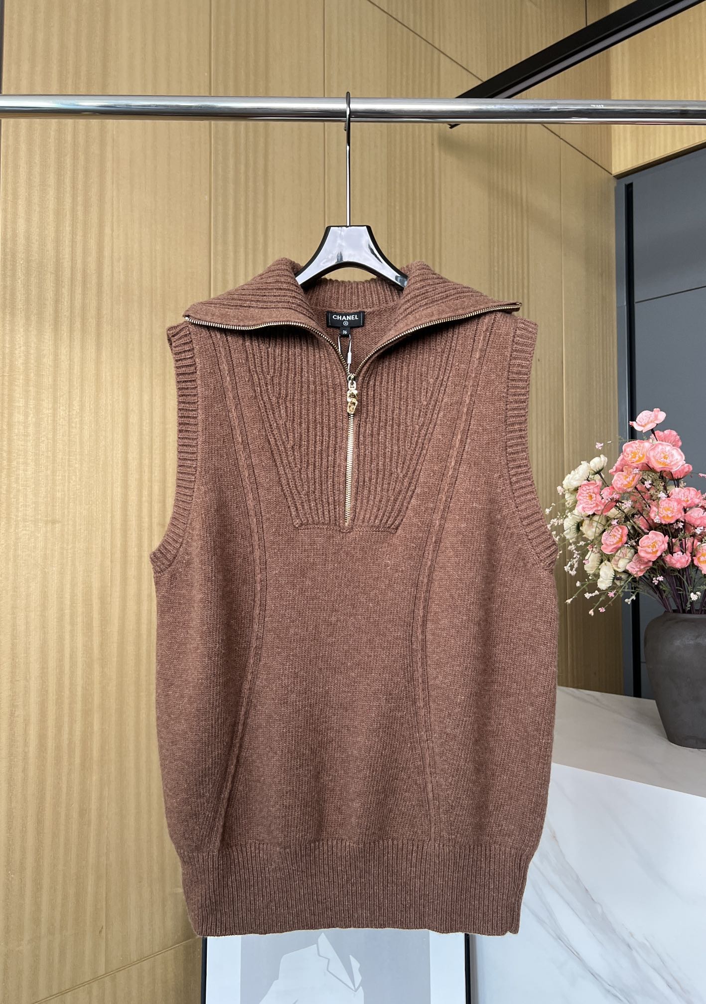 Bagsaaa Ch**el Sweater Brown Cashmere P77533