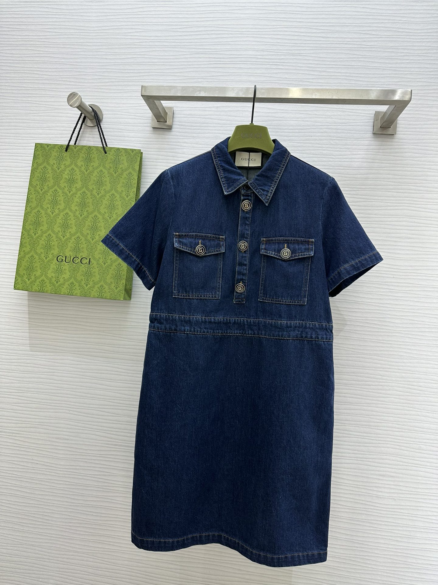 Bagsaaa Gvc*1 Organic Denim Dress 776564