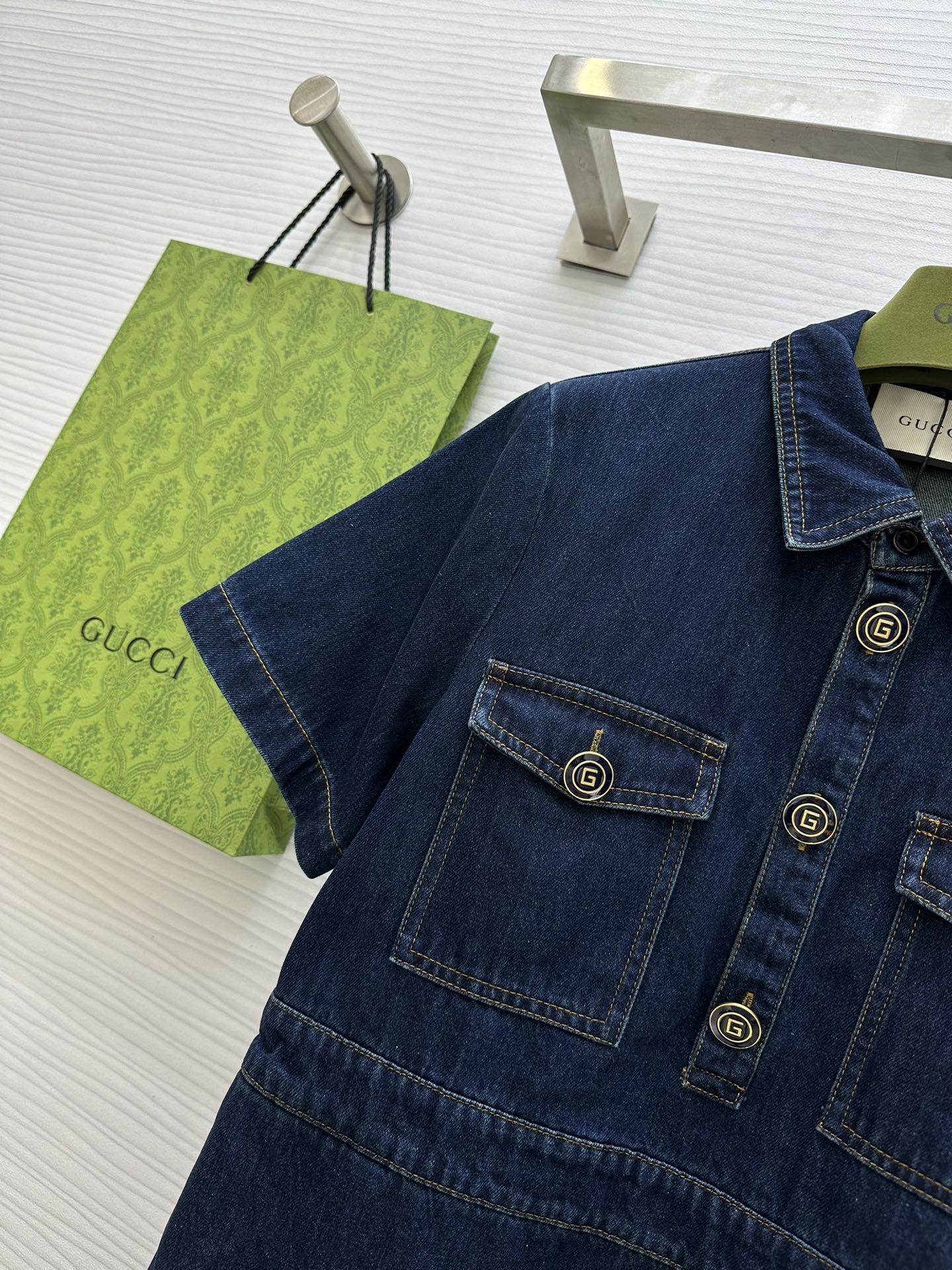 Bagsaaa Gvc*1 Organic Denim Dress 776564
