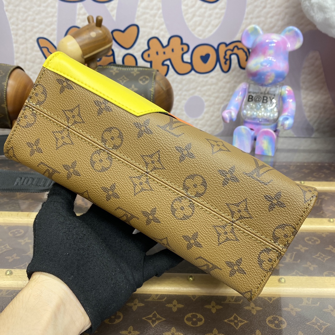 Bagsaaa L0vis Vvtt0n M47199 OnTheGo PM Tote Bag duck crafted - 25 x 19 x 11.5 cm