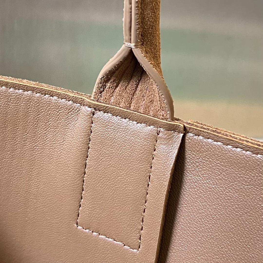 Bagsaaa B0tt*ga Ven*ta Small Arco Tote Bag Brown - 30x20x11.5 cm