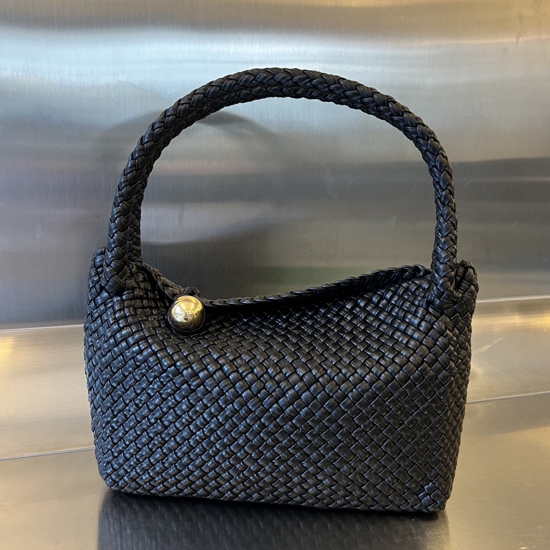 Bagsaaa B0tt*ga Ven*ta Tosca Shoulder Bag Black - 27*9*18cm