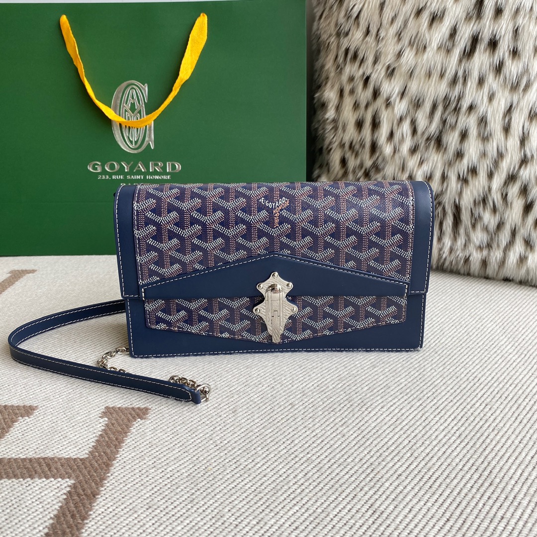 Bagsaaa G09ard Duchesse Marie-Caroline Bag Navy Blue - 25x15x6.5