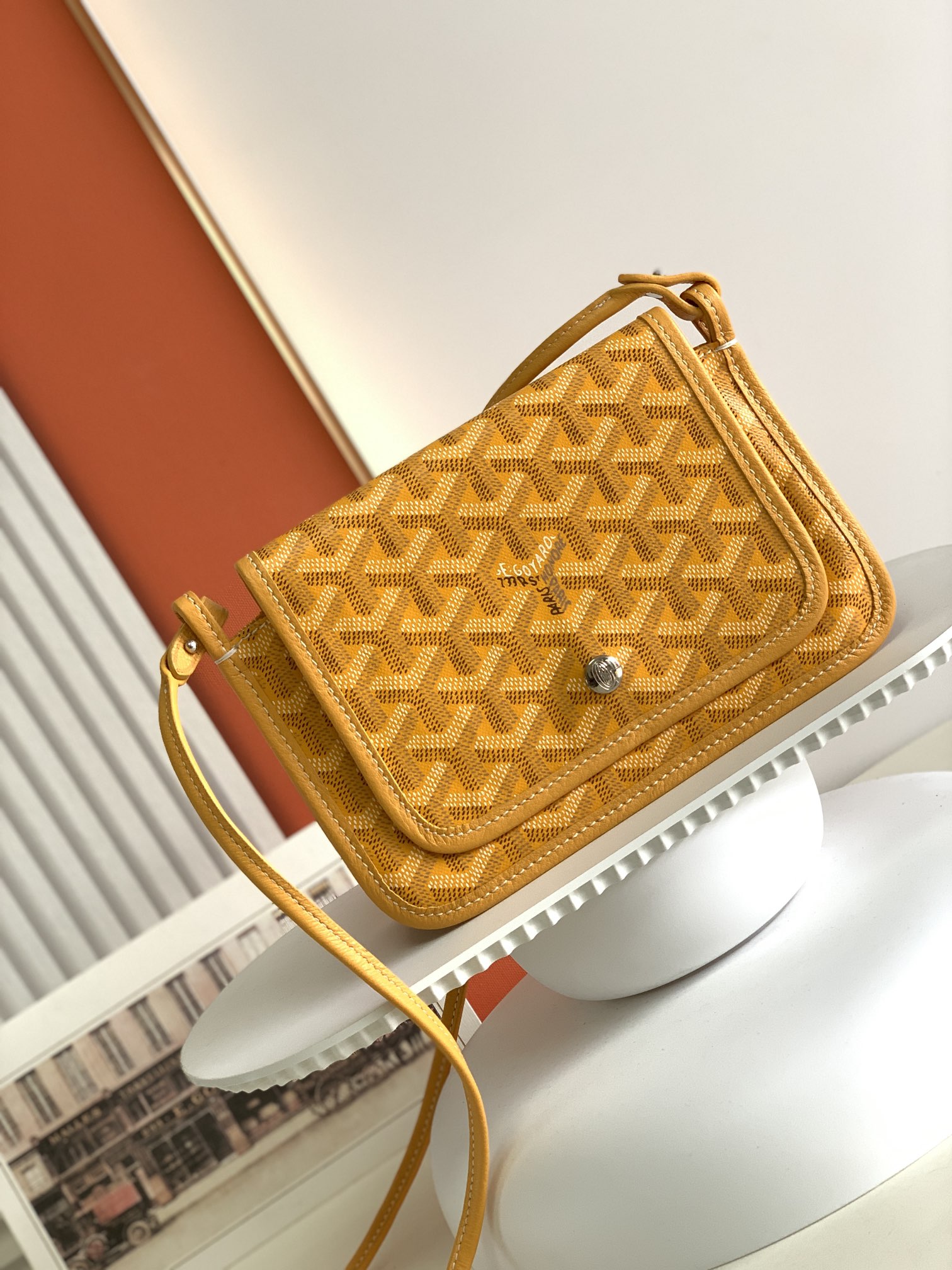 Bagsaaa G09ard Plumet Pocket Wallet Yellow - 14 x 2.5 x 20.5 cm