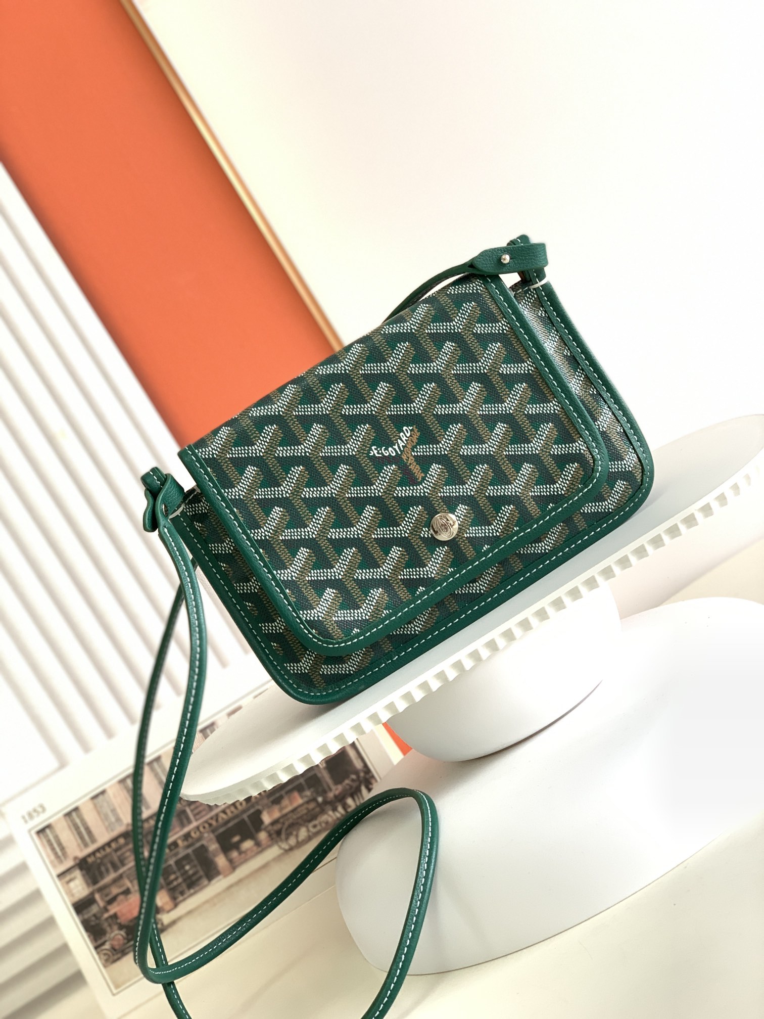 Bagsaaa G09ard Plumet Pocket Wallet Green - 14 x 2.5 x 20.5 cm