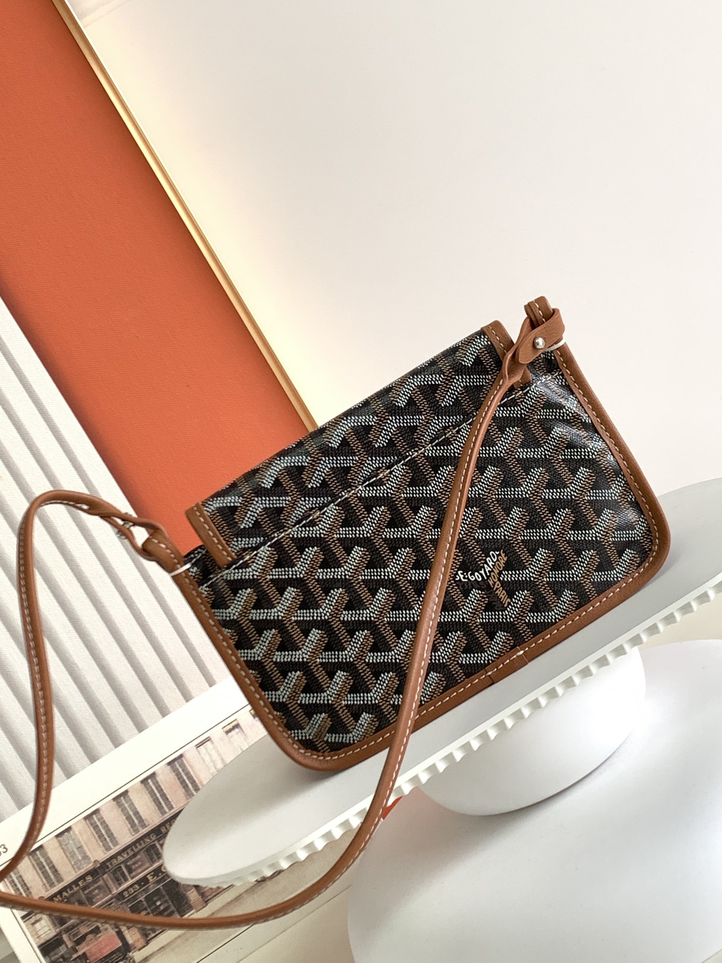 Bagsaaa G09ard Plumet Pocket Wallet Black & Tan - 14 x 2.5 x 20.5 cm