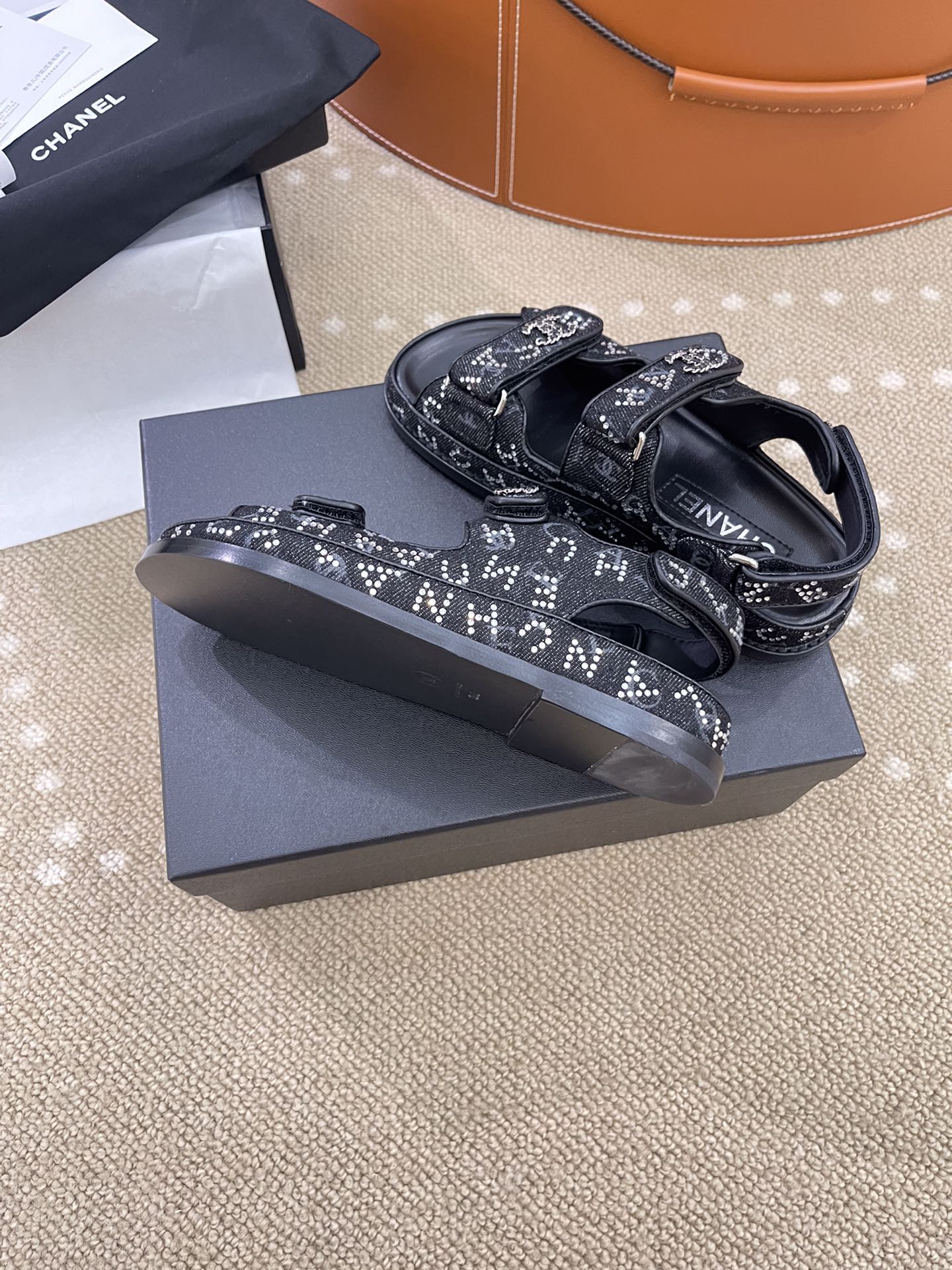 Ch**el Blingbling Sandals