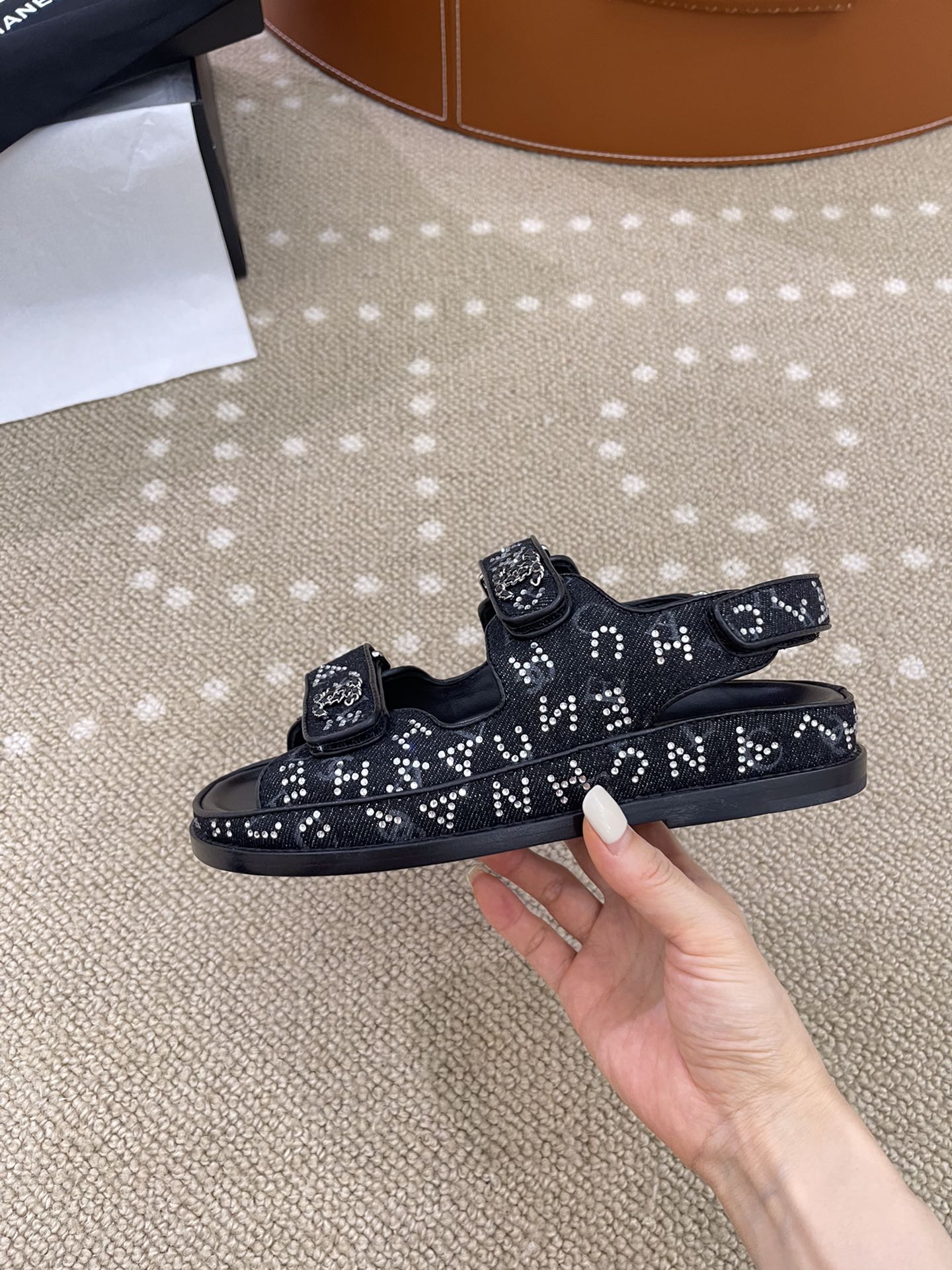 Ch**el Blingbling Sandals