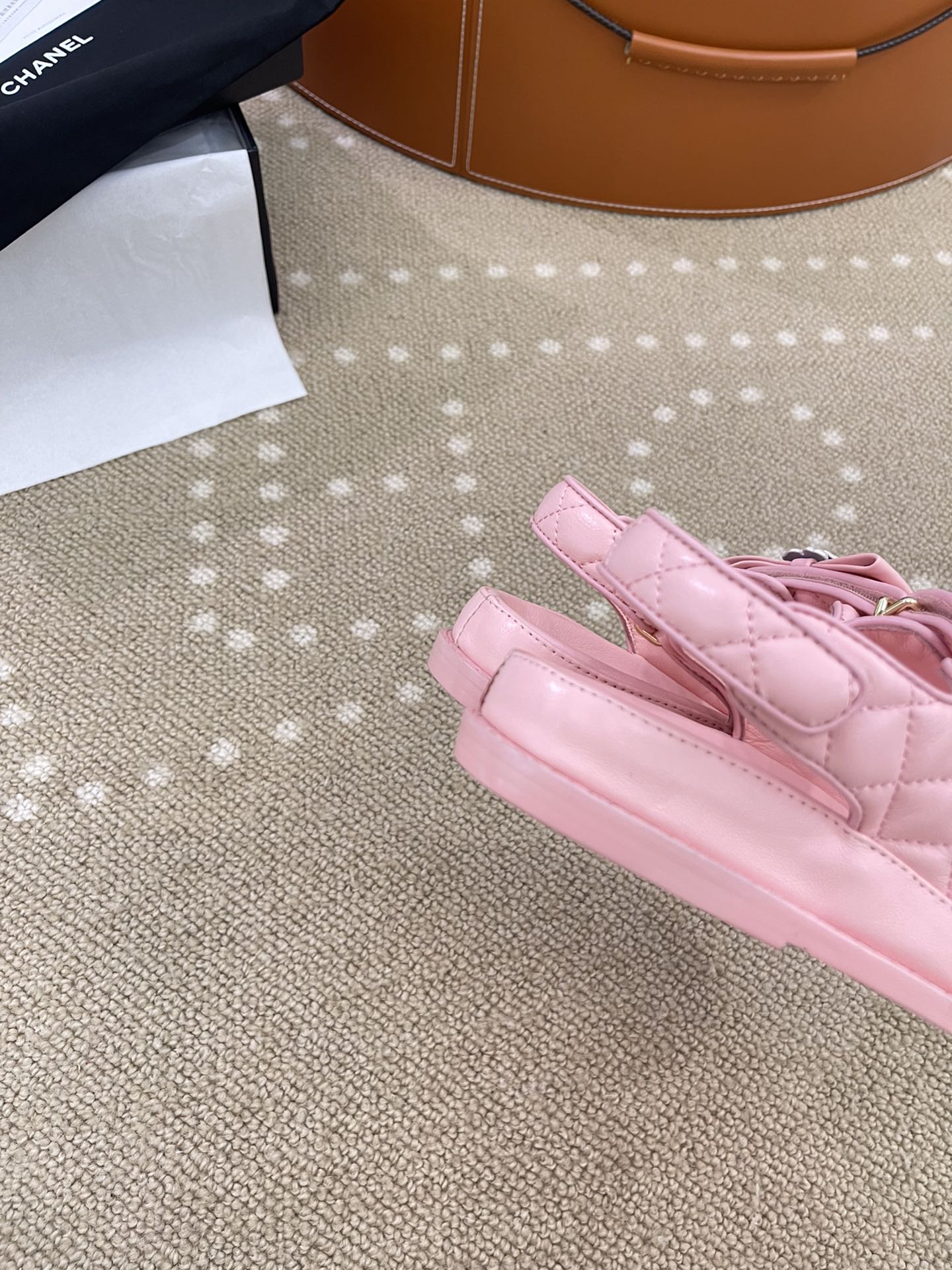 Bagsaaa Ch**el G45330 Pink Sandals