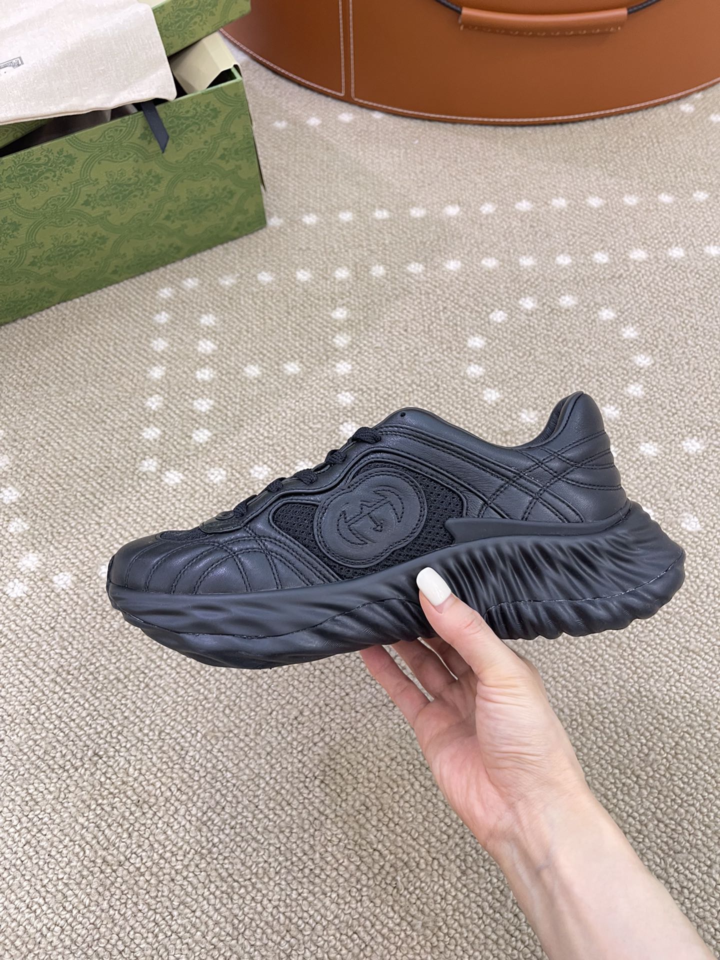 Bagsaaa Gvc*1 Ripple Trainer Black 771471
