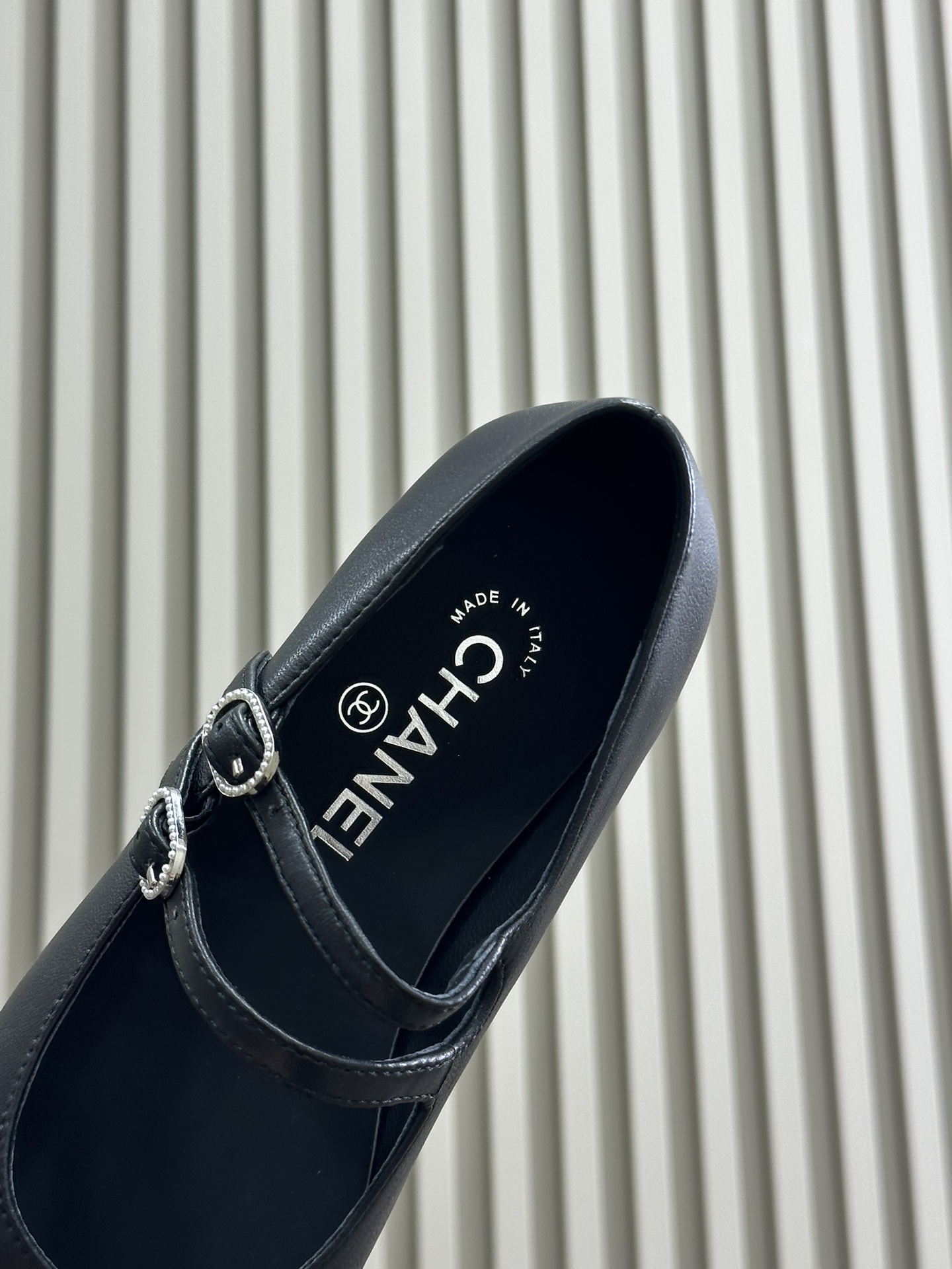 Bagsaaa Ch**el Mary Janes Black Lambskin G45697
