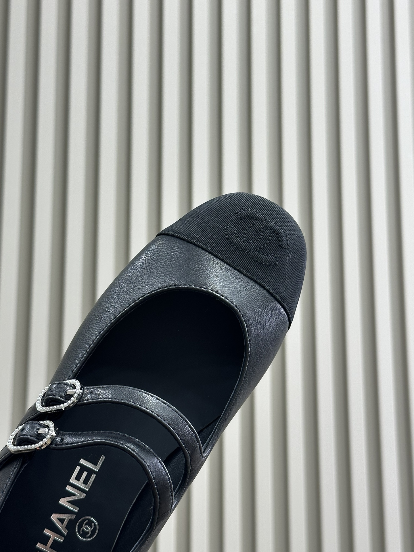 Bagsaaa Ch**el Mary Janes Black Lambskin G45697