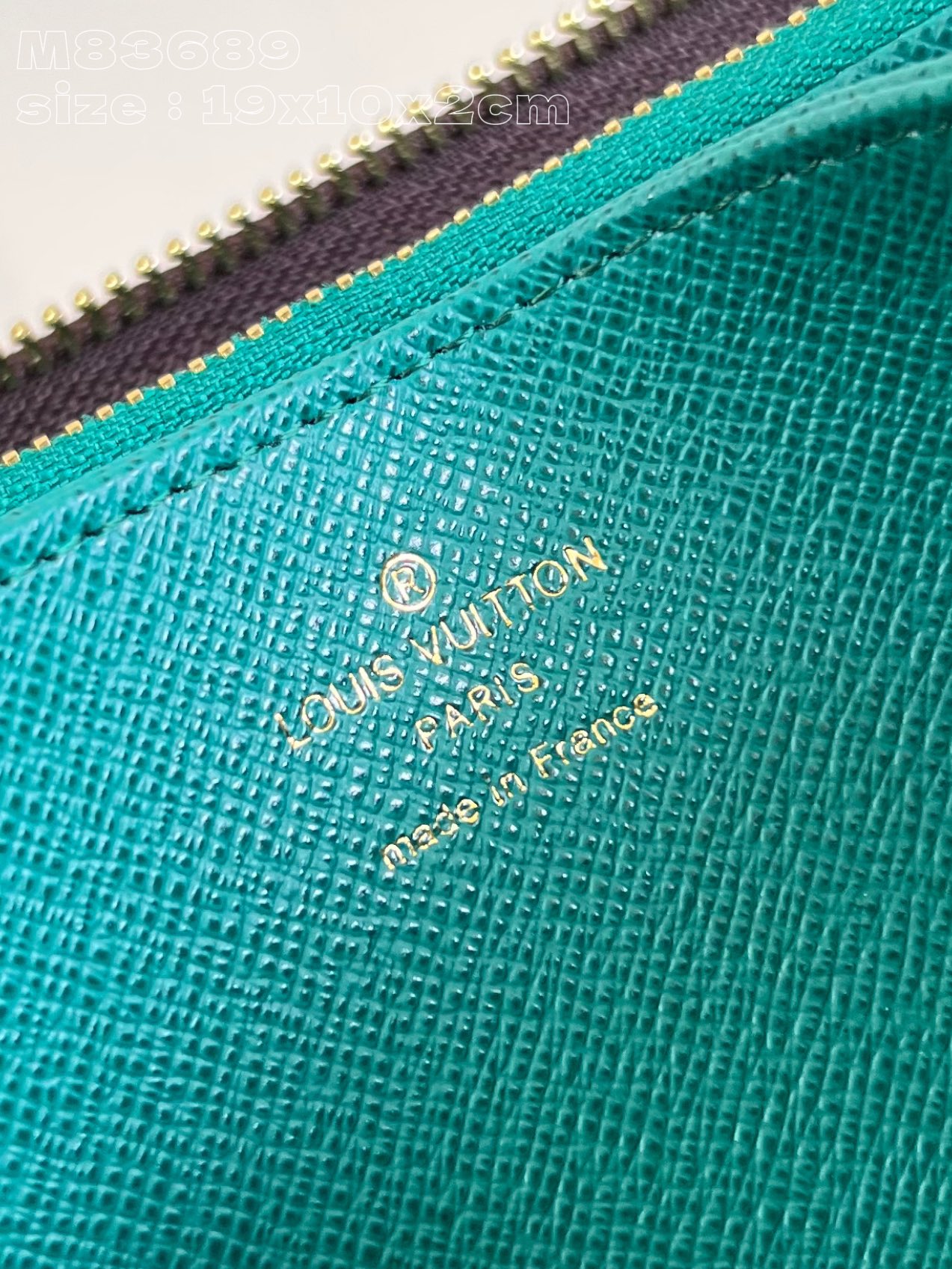 Bagsaaa L0vis Vvtt0n M83689 Zippy Wallet - 19.5 x 10.5 x 2.5 cm