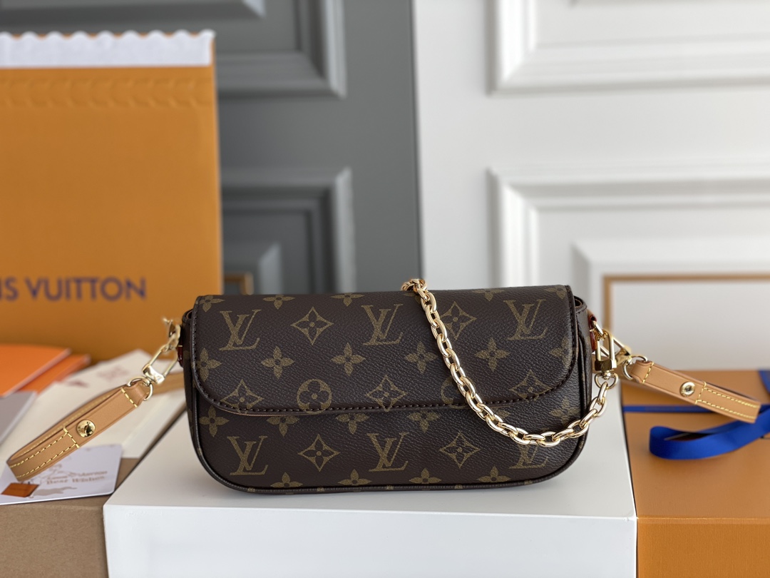 Bagsaaa L0vis Vvtt0n M81911 Ivy Wallet on Chain Bag Monogram - 23.5 x 12 x 4.3 cm