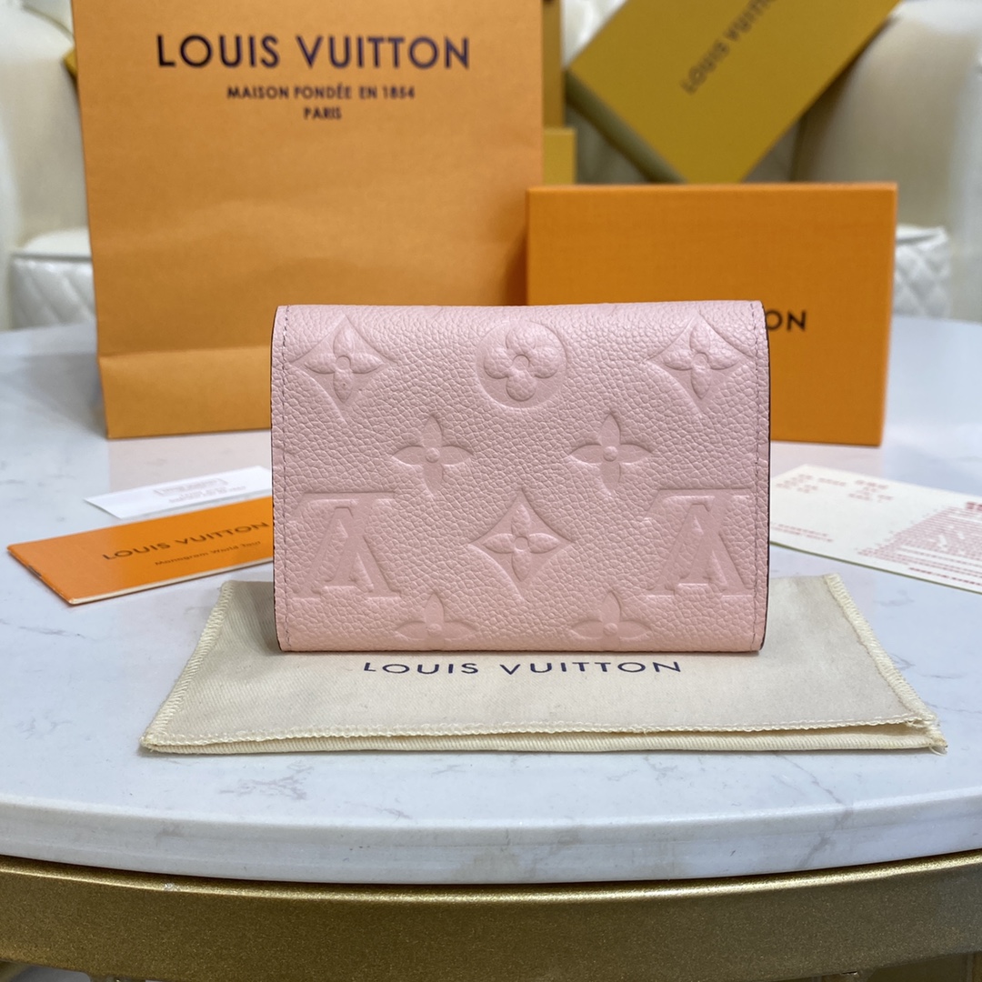 Bagsaaa L0vis Vvtt0n M81520 Rosalie Coin Purse Light Pink - 11 x 8 x 2.5 cm